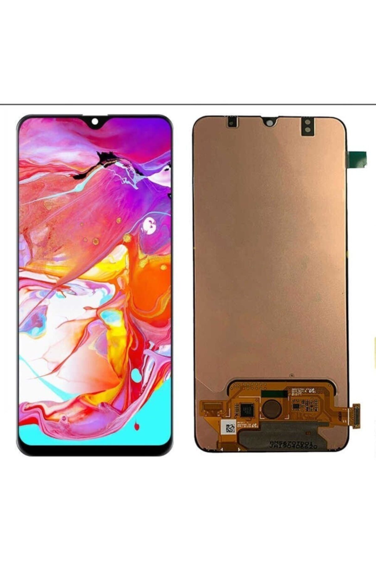 worldteknik Samsung Galaxy A70 A705 Lcd Ekran Dokunmatik Siyah Orijinal