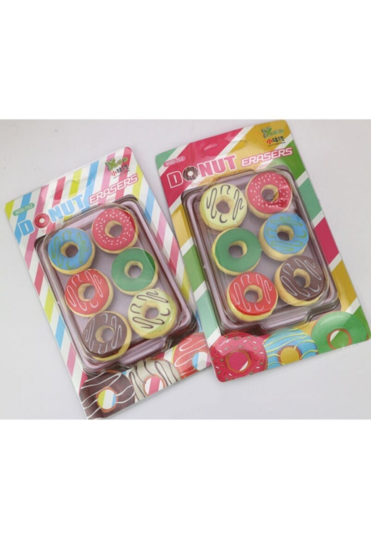 GÖLGEM COLLECTİON Donut 6lı Silgi Seti