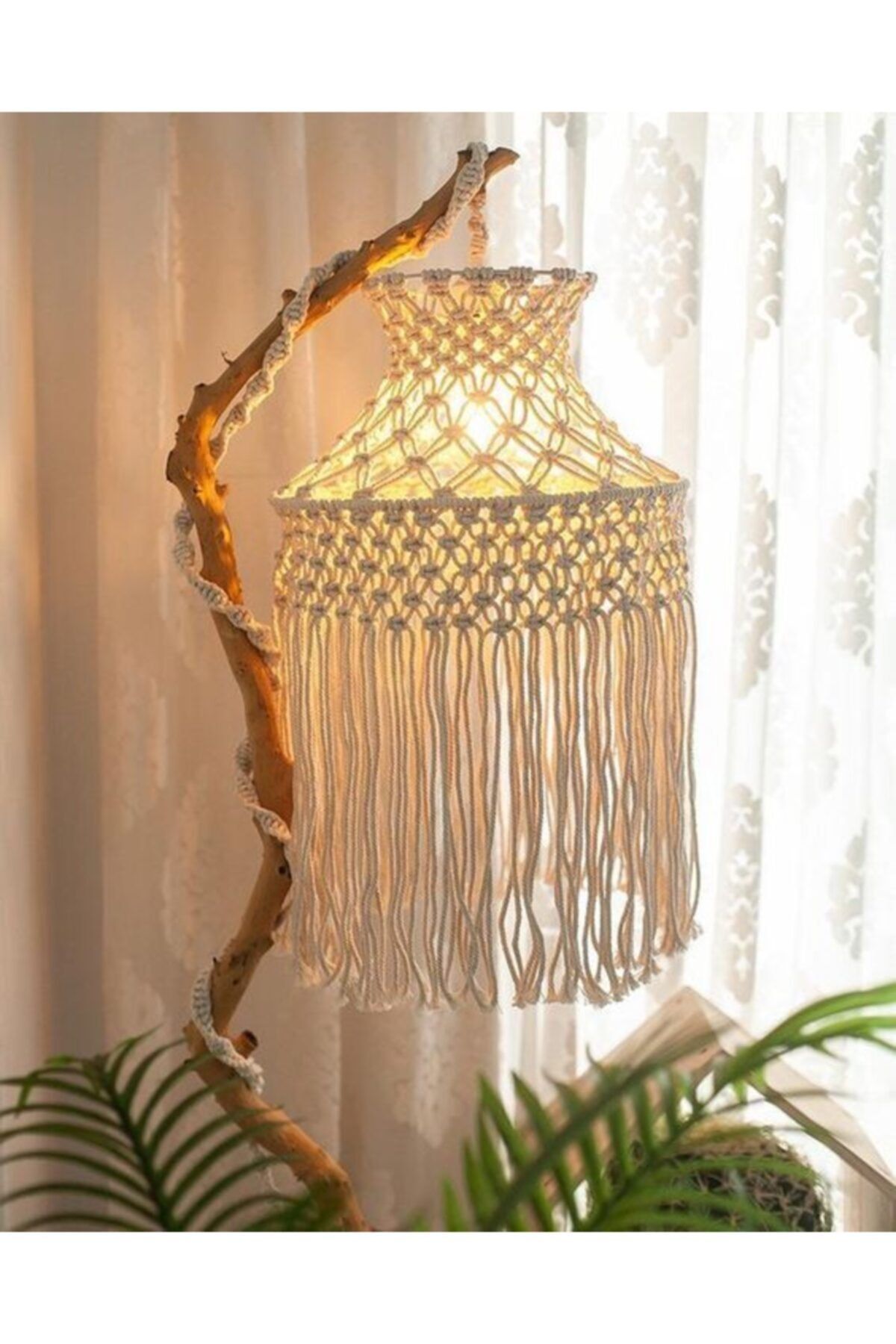 seraphome Makrome Abajur Başlıgı
