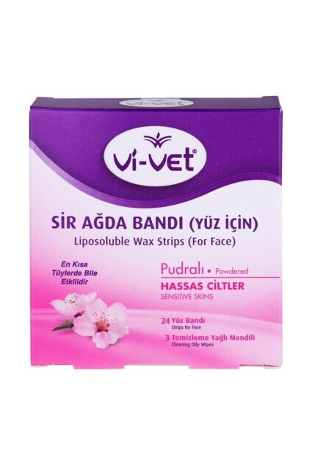 Vivet Yüz İçin Sir Ağda Bandı Pudralı 24'lü