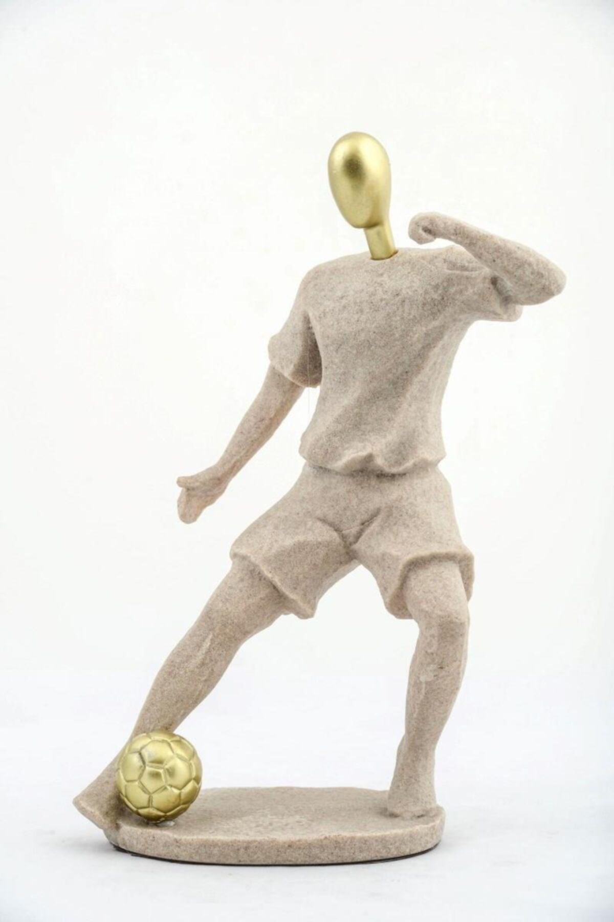 HİMARRY Dekoratif Futbol Oynayan Futbolcu Polyester Biblo 37 Cm