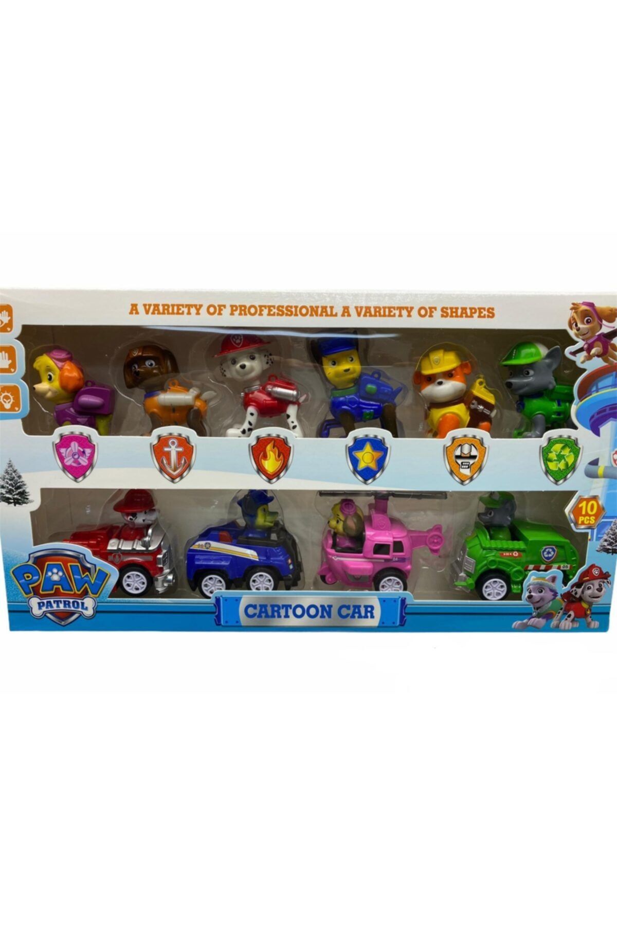 afreyz oyuncak Paw Patrol Yeni Model Harika Figürleri 10 Adet Paw Petrol Figür