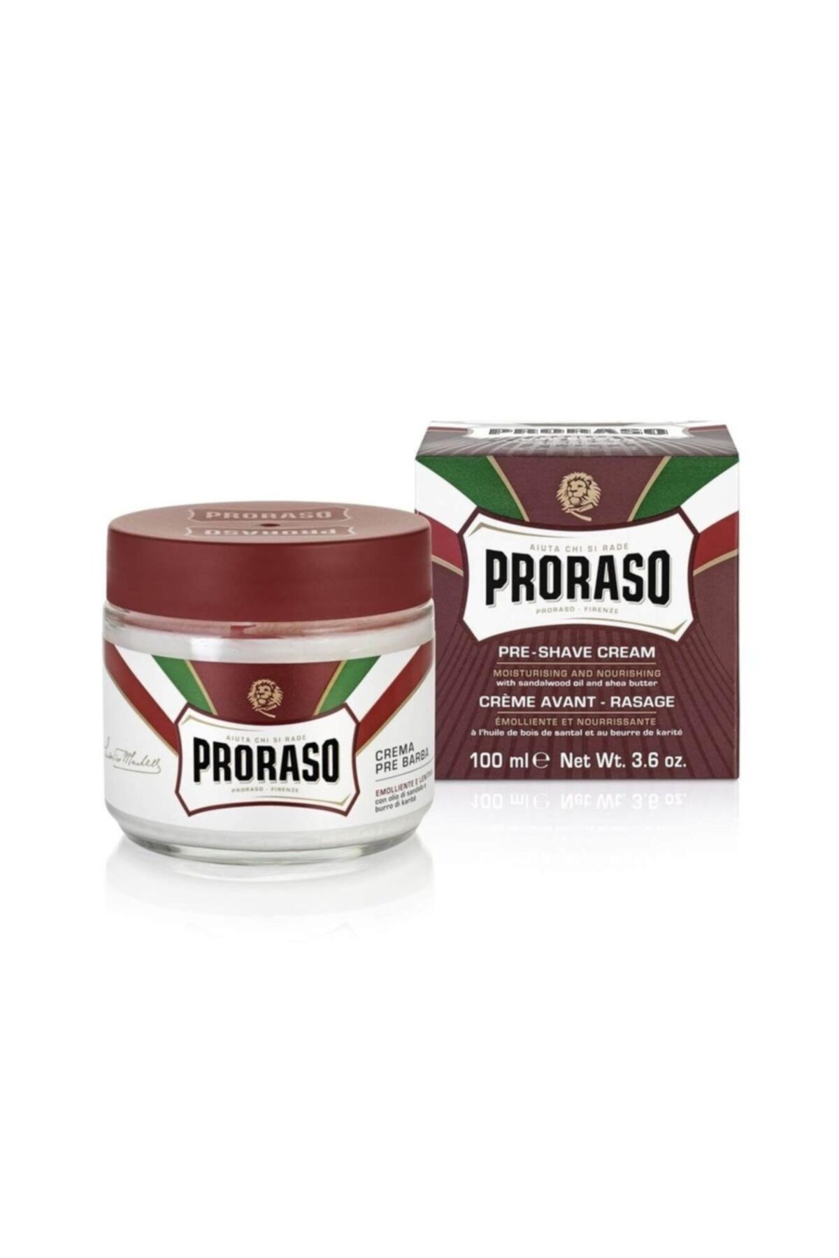 Proraso Tıraş Öncesi Kremi Sandal Ağacı Özlü 100 ml 8004395001224