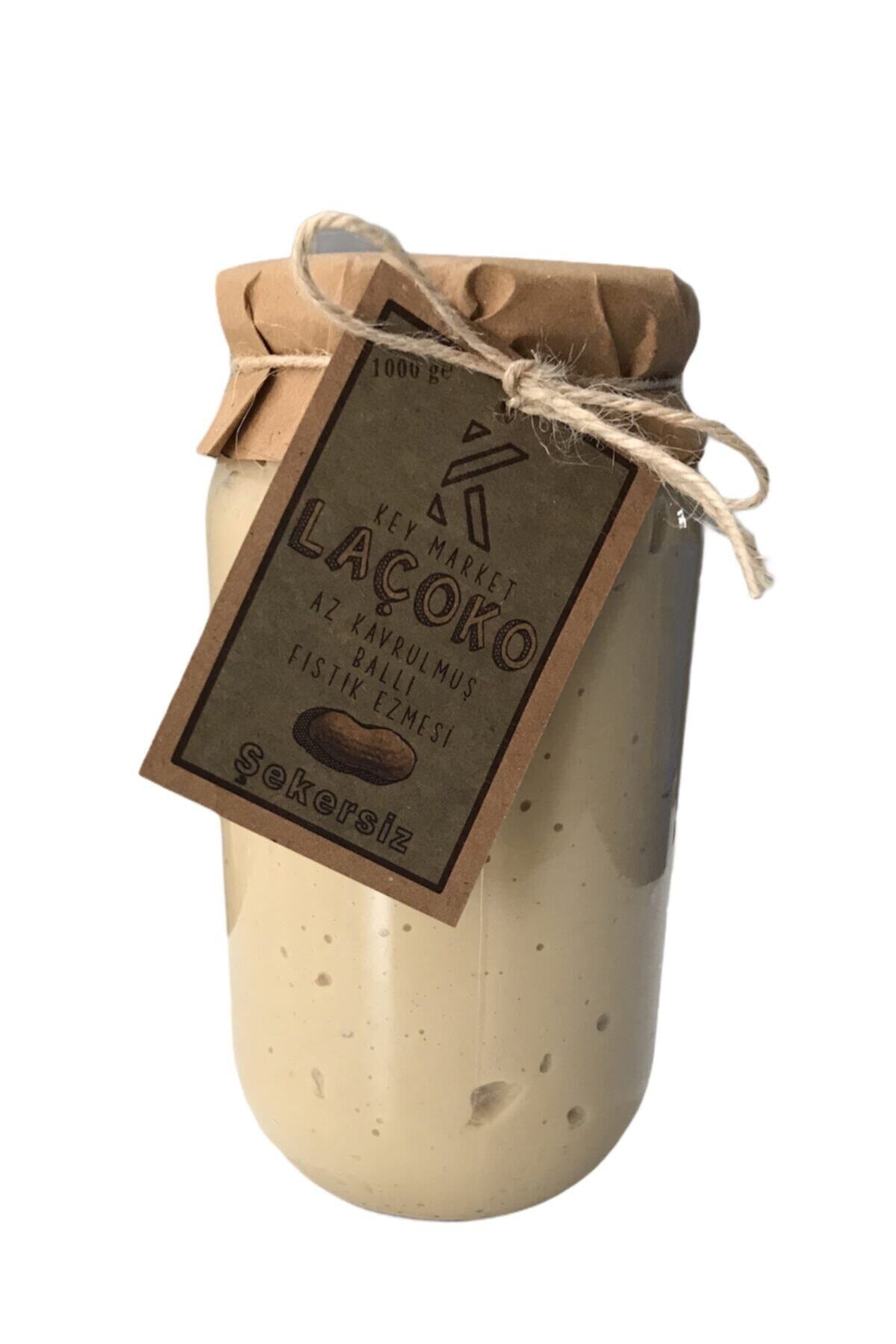 KEY Market Laçoko Az Kavrulmuş Ballı Fıstık Ezmesi 1 Kg