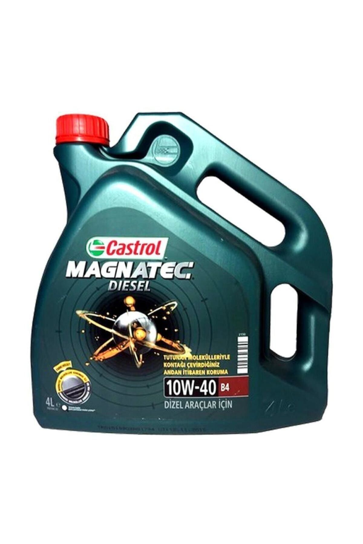 CASTROL Magnatec Diesel 10w/40 B4 4 Lt Dizel Motor Yağı 2018 Tarihlidir