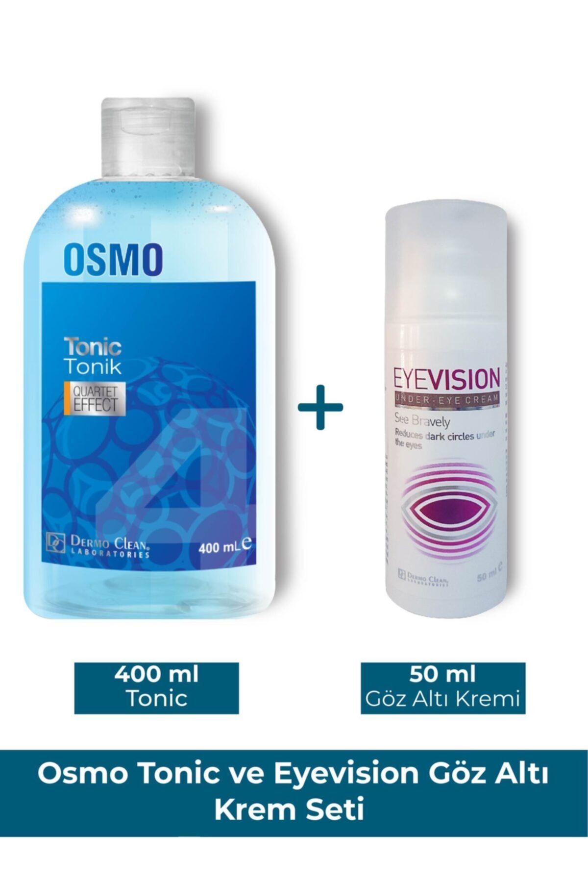 Dermo Clean Eyevision Göz Altı Kremi 50 ml + Osmo Tonik 400 ml