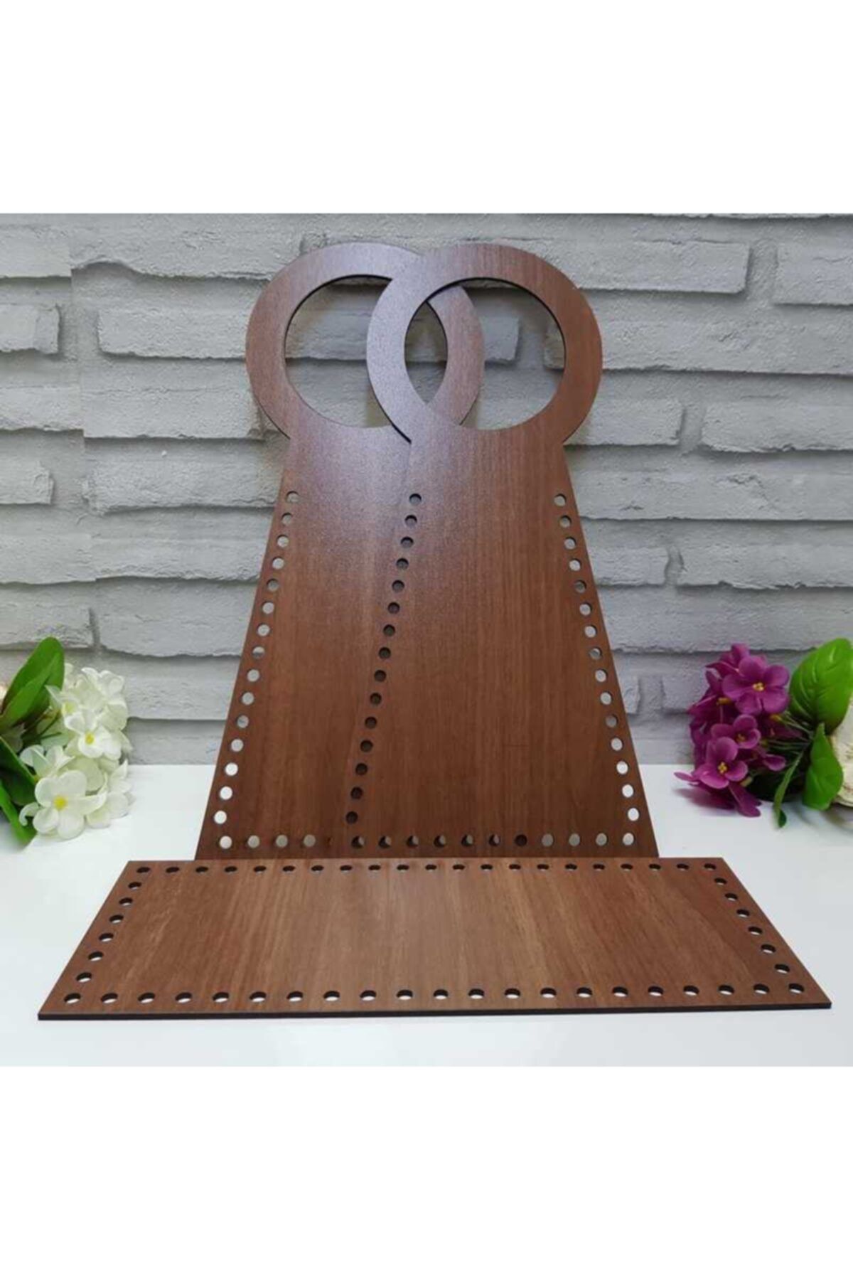 Diva İplik Diva Line Çanta Seti Ahşap 3lü (34x17 Cm) 246