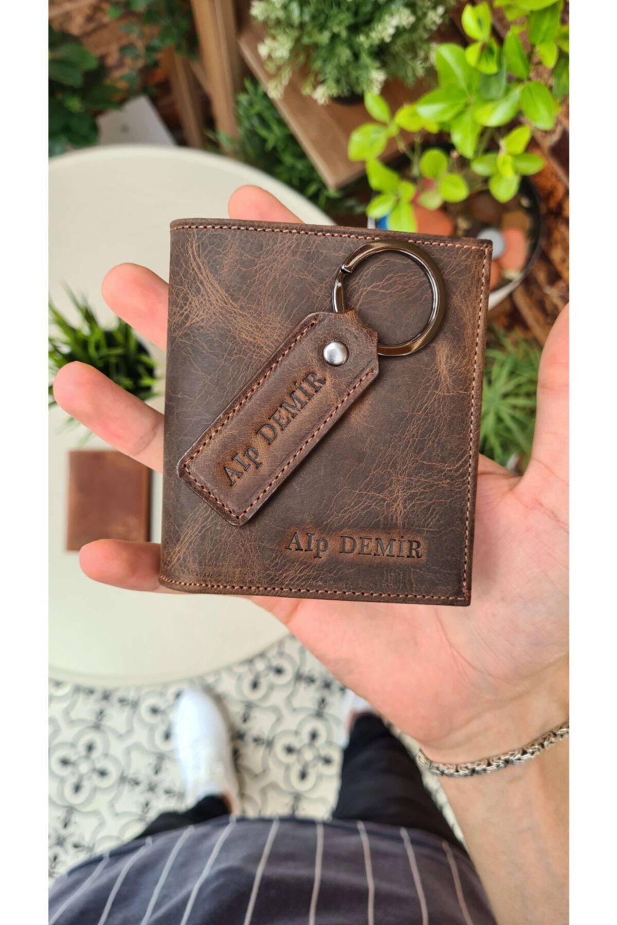 Visso leather Visso 111 Hakiki Deri Bozuk Para Bölmeli Cüzdan Erkek Kadın Cüzdan Çanta