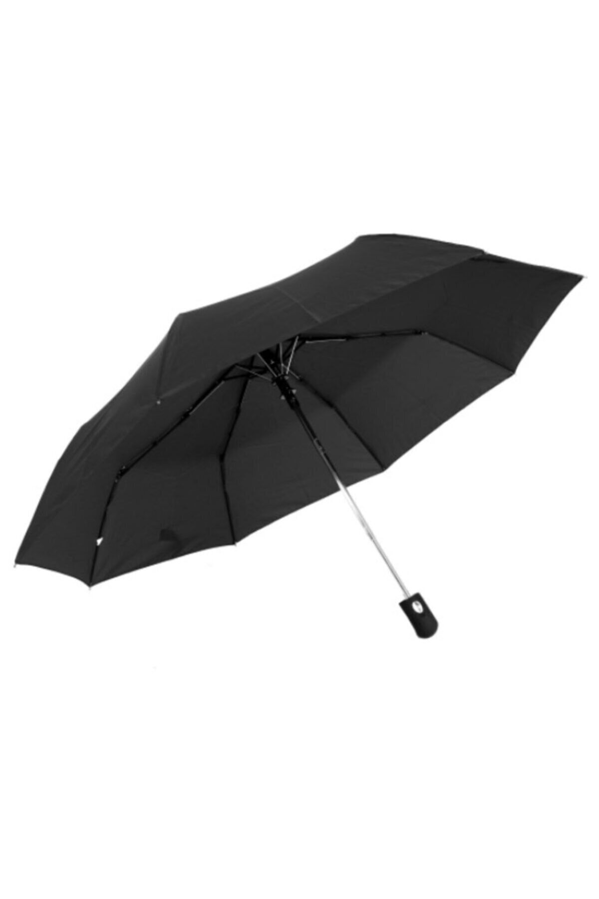 Vievs Store Katlanabilir Siyah Şemsiye 8 Telli