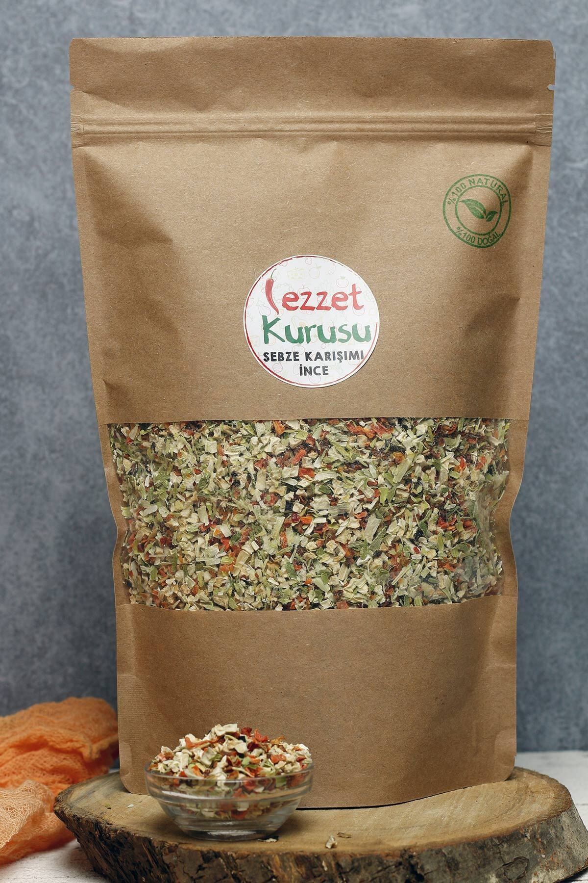 Lezzet Kurusu Kurutulmuş Ince Sebze Karışımı 300gr