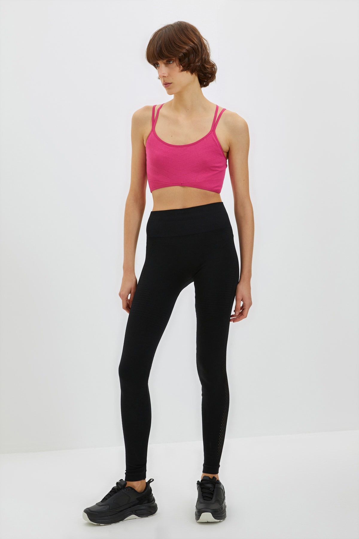 TRENDYOLMİLLA Siyah Seamless Spor Tayt TWOAW22TY0080