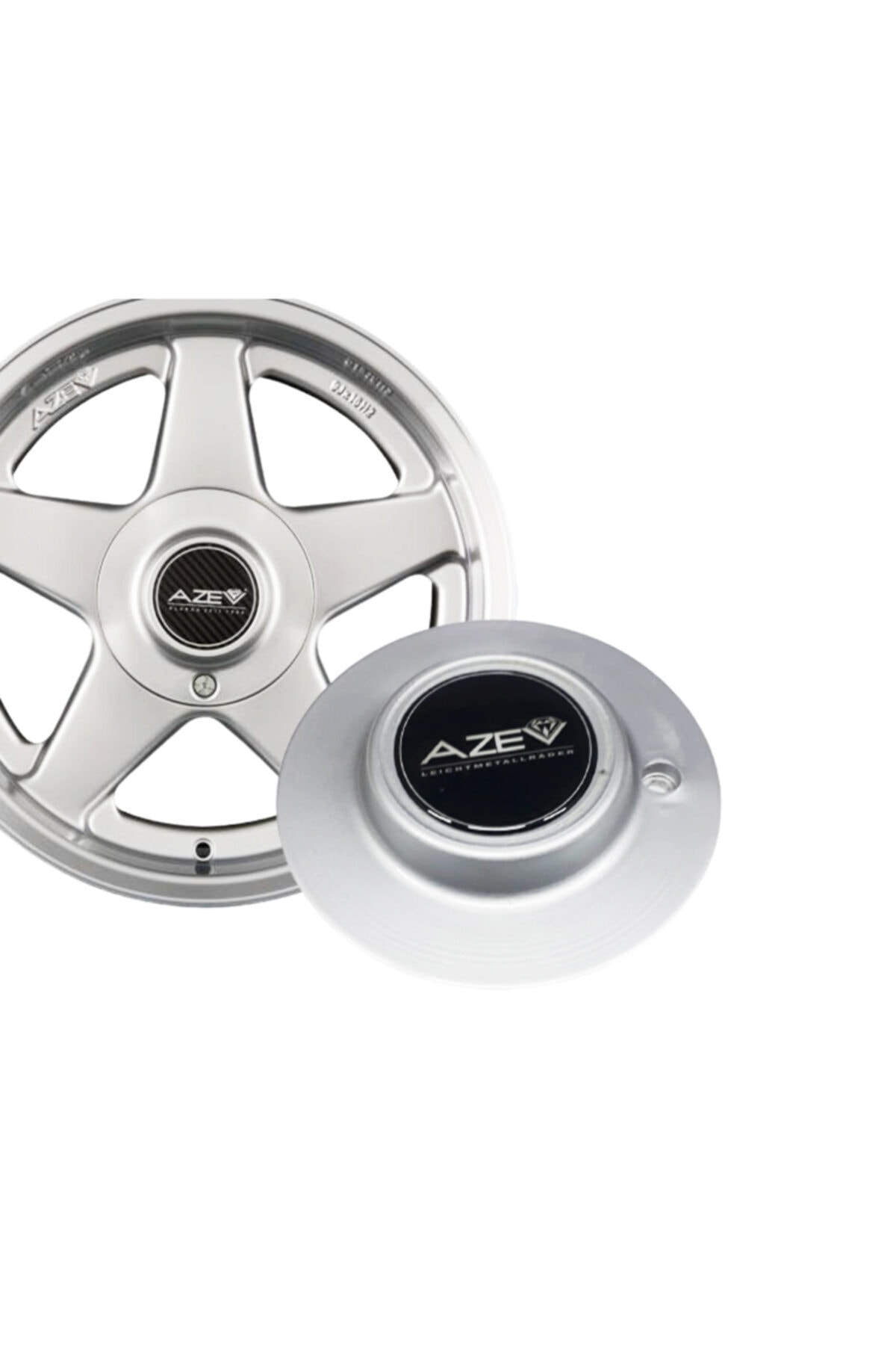Kapak Dünyası Azev Aliminyum Jant Göbeği 15'' 16'' Uyumludur. 4'lü Takım