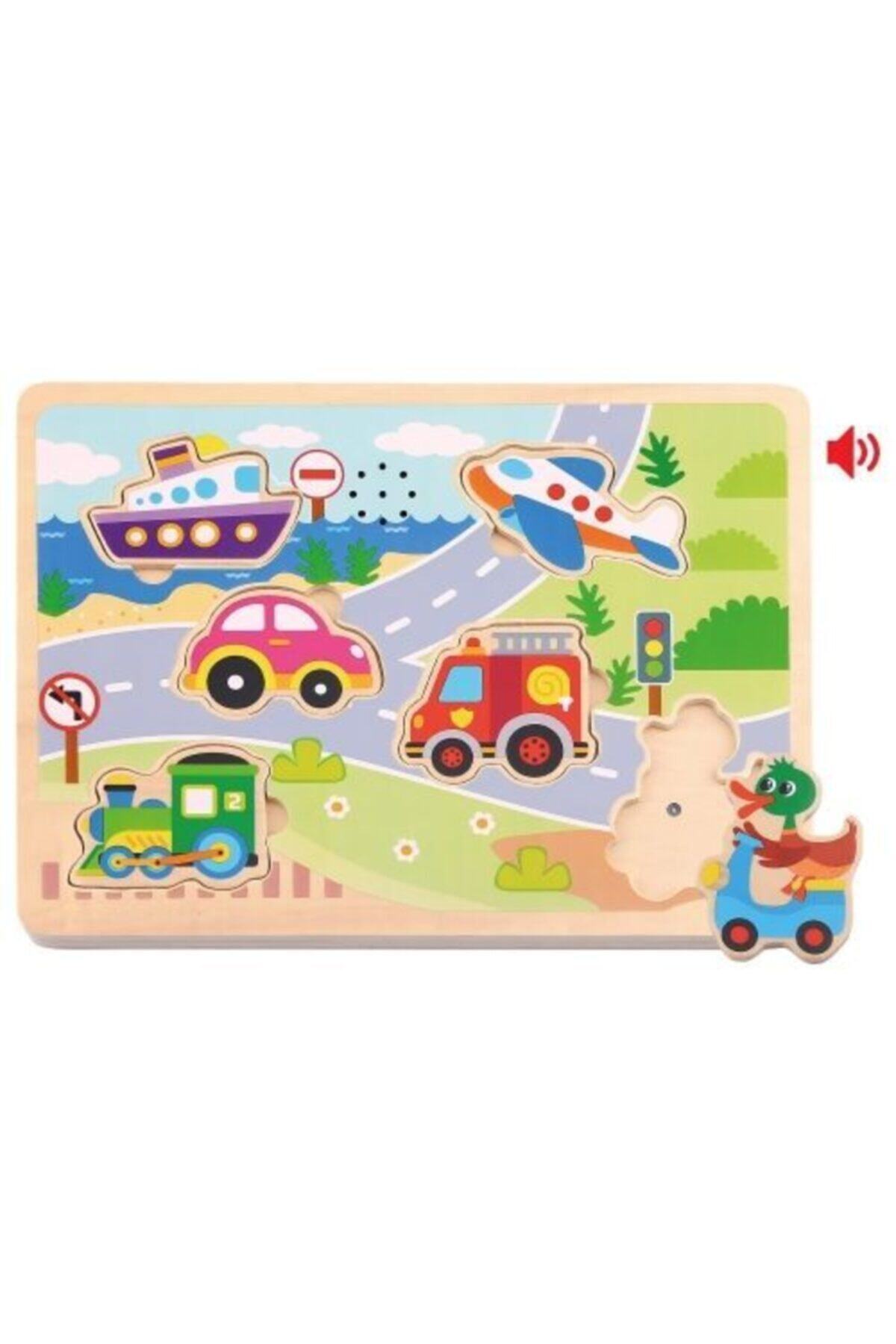 Imaginarium Sound Puzzle Transports / Ahşap Sesli Yapboz - Araçlar