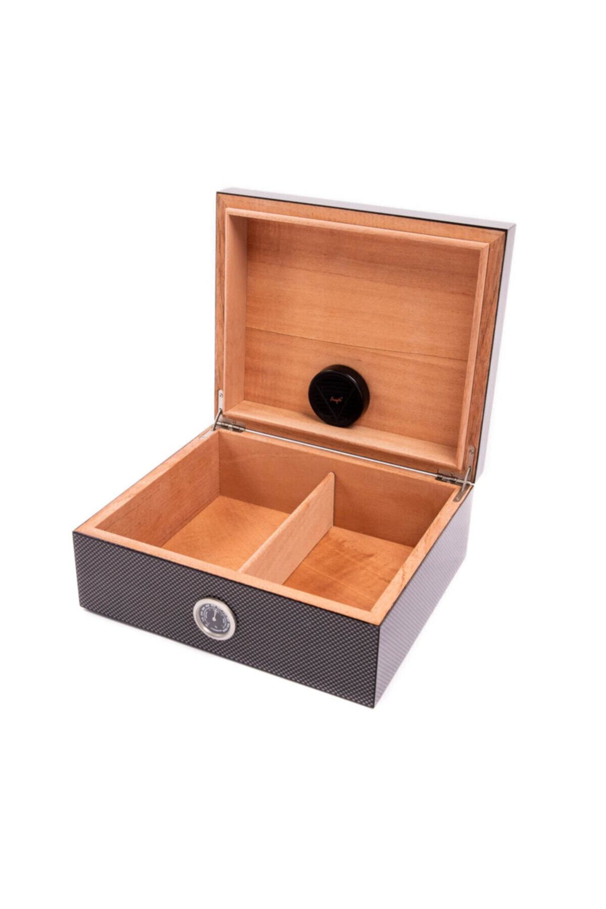 ANGELO Humidor Karbon Puro Kutusu
