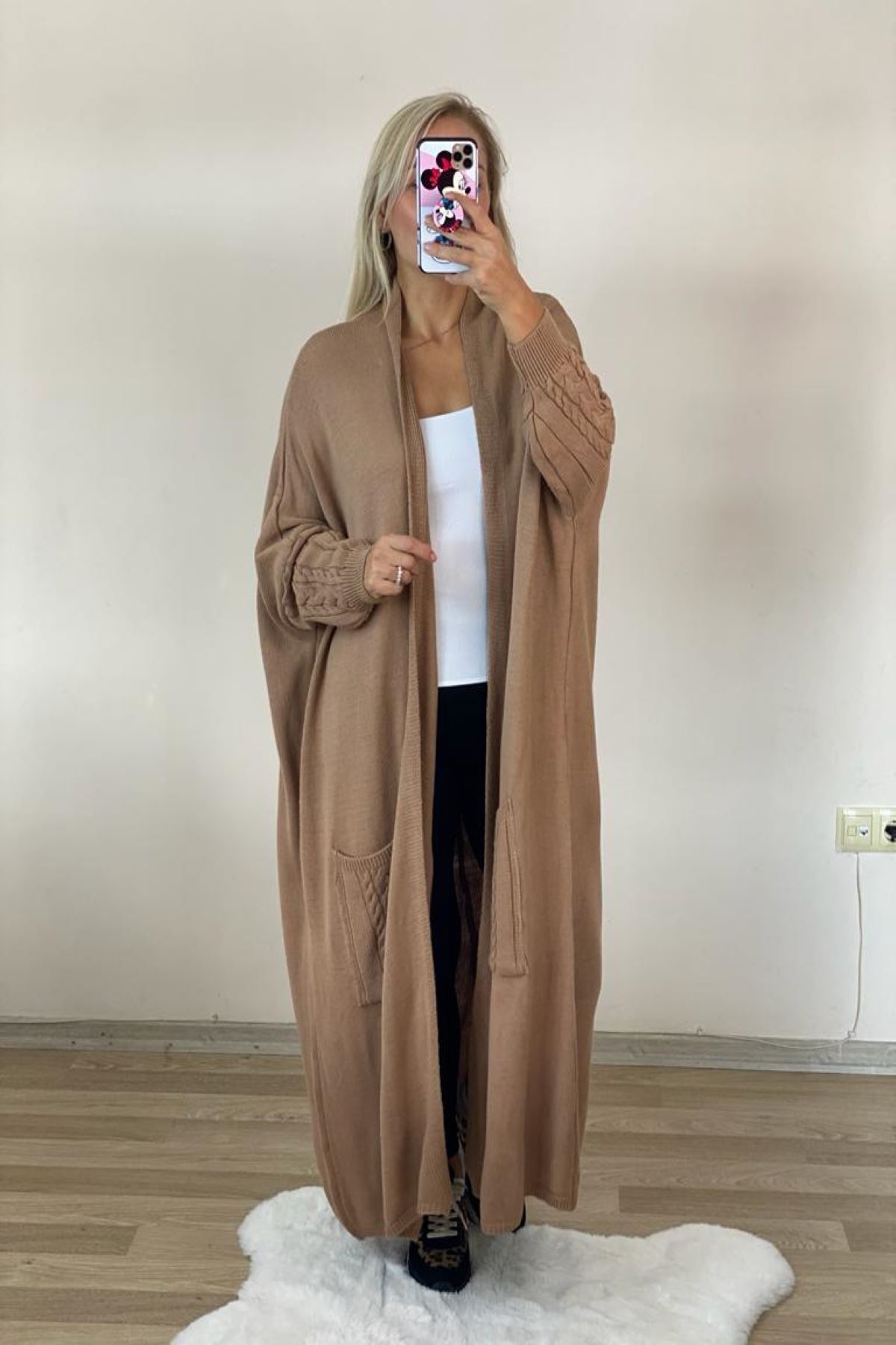 Morenobutik Kol Ve Cep Detaylı Hırka
