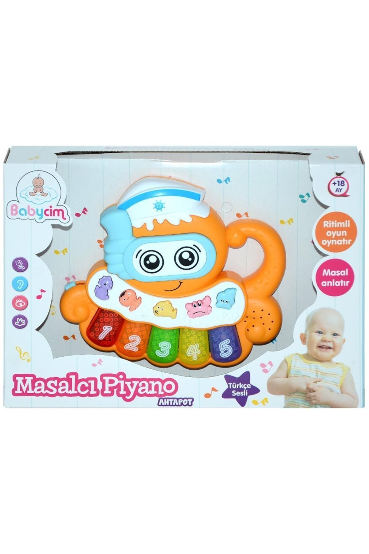 BİRLİK TOYS 855-30a-24 Ahtapot Masalcı Piyano