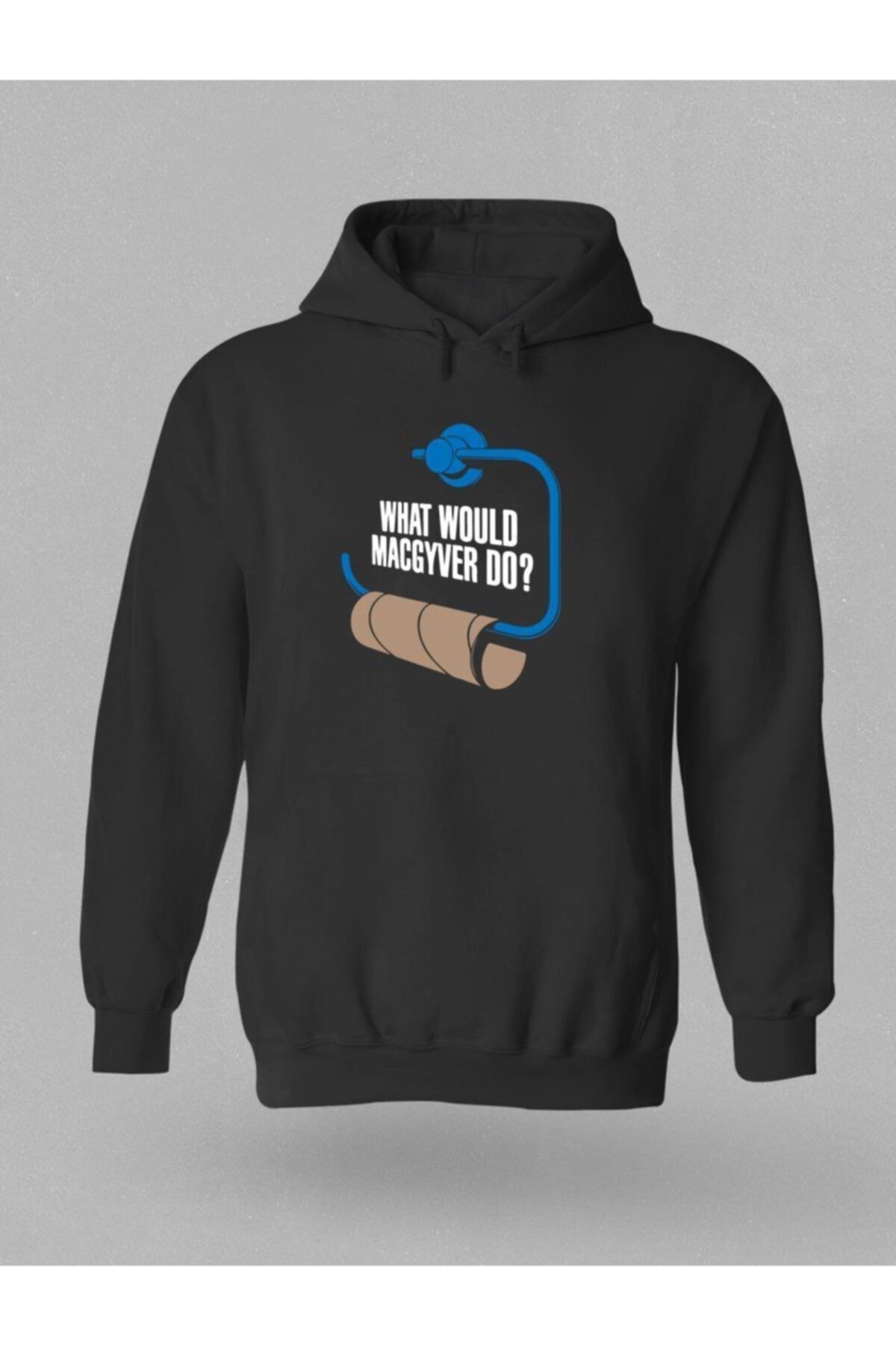 Milo Of Climbing Exet Kamp Temalı Baskılı Kapşonlu Hoodie B