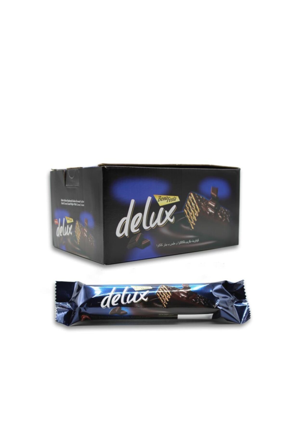 Şimşek Toys Şimşek Delux Bitter Kakaolu Gofret 36 Gr X 24 Adet'li