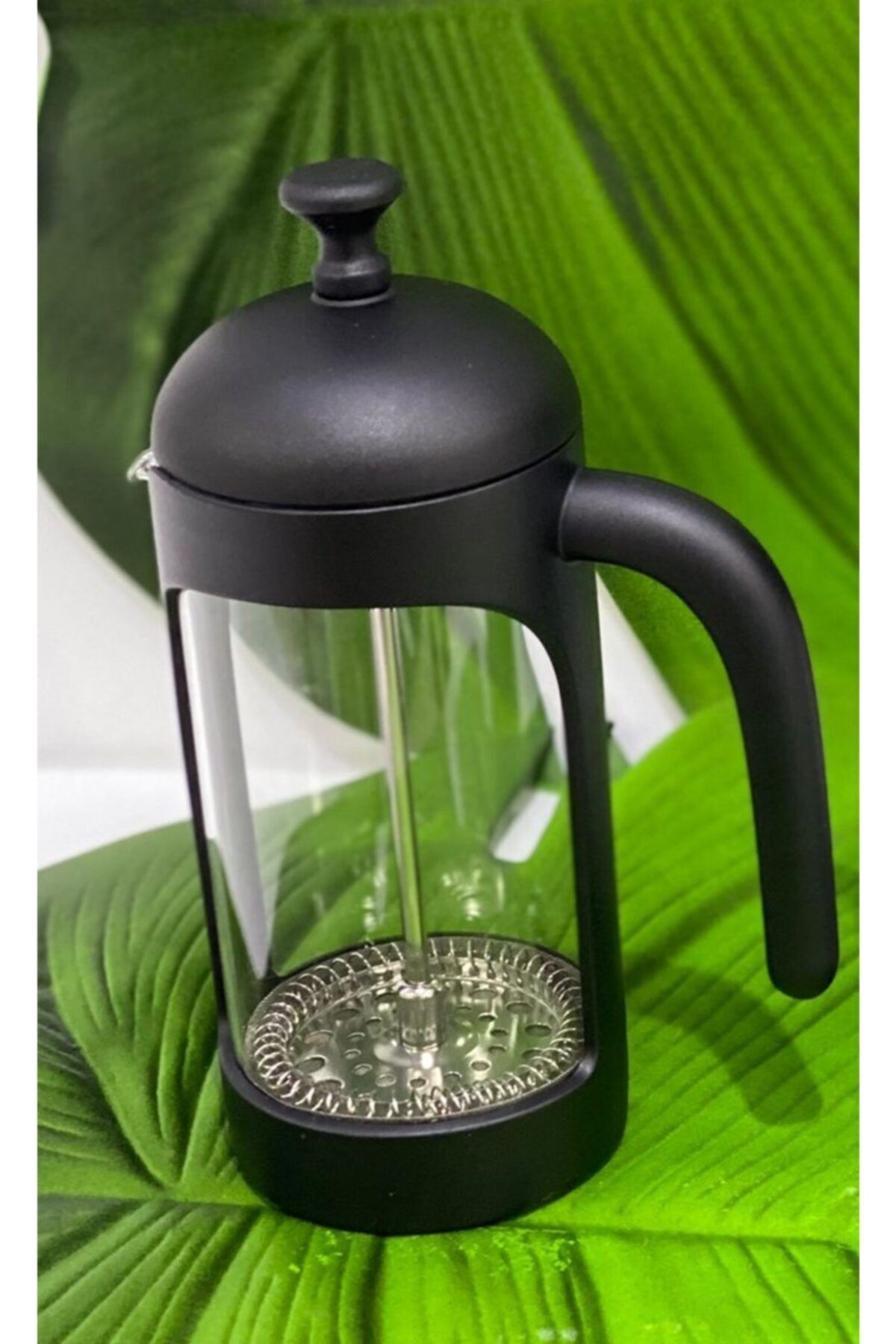 MorzaHome Cam Akrilik French Pres 350 Ml Yarım Kol