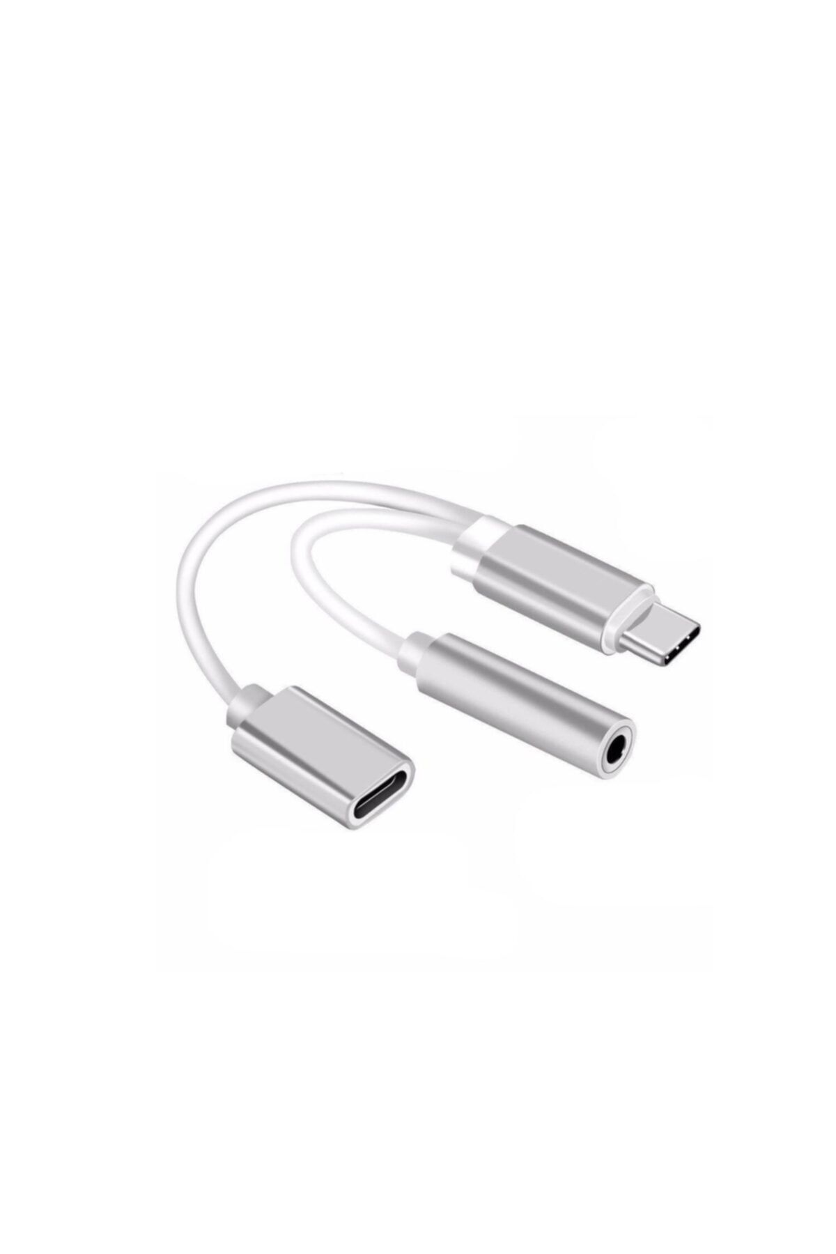 Hytech Type-c Erkek To 3.5mm Jack+type-c Dişi Çevirici Hy-xo40 Uyumlu