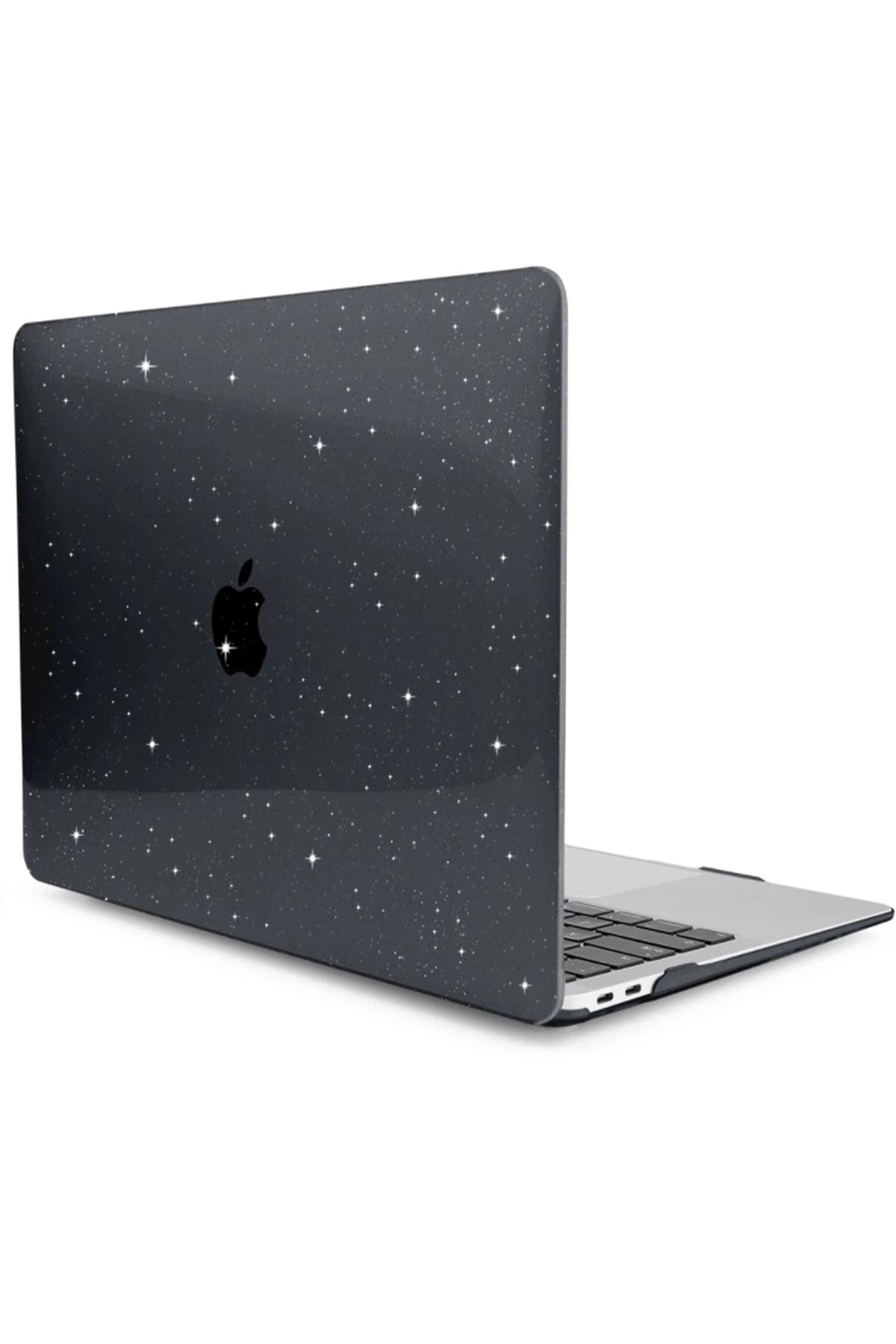 SyncCase Macbook Air 13ınch Hardcase Touchıd A1932 A2179 A2337 Uyumlu Koruyucu Kılıf Crystal Star