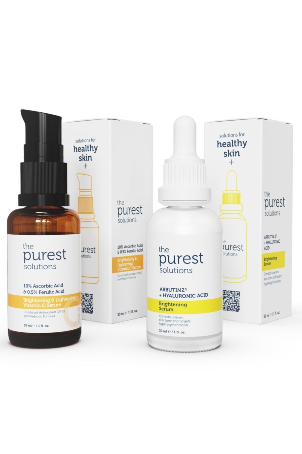 The Purest Solutions Leke Karşıtı Cilt Aydınlatmaya Yardımcı Bakım Seti