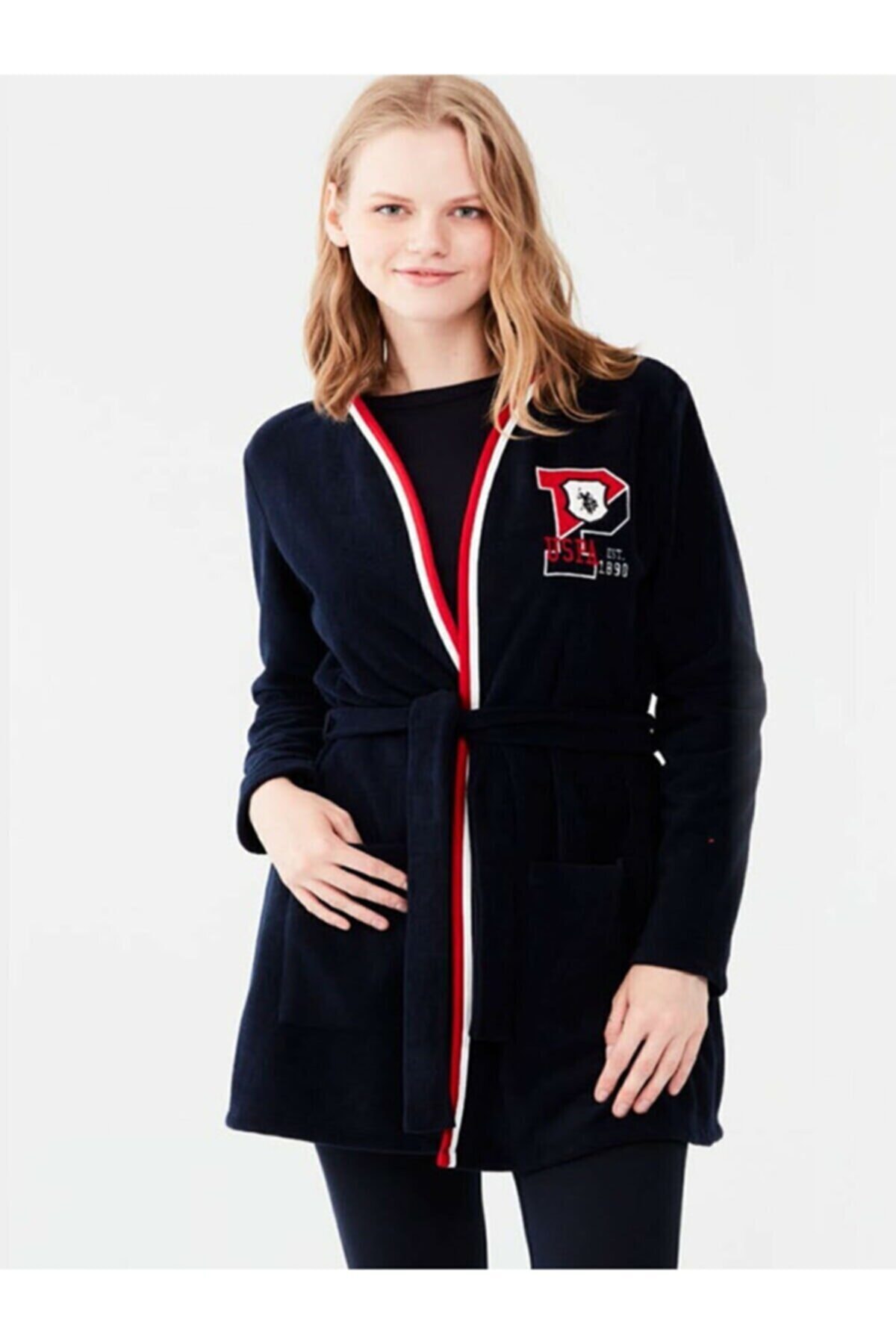 U.S. Polo Assn. Kadın Polar Sabahlık O16x6y34