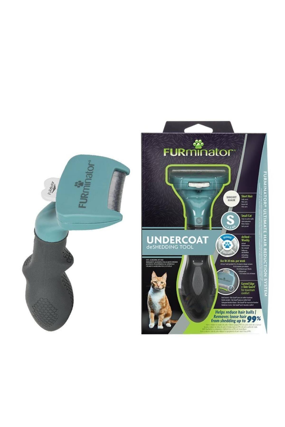 Furminator Yeni Model Kısa Tüylü Kedi Tarağı Small 0-4,5kg Arası Kediler Için