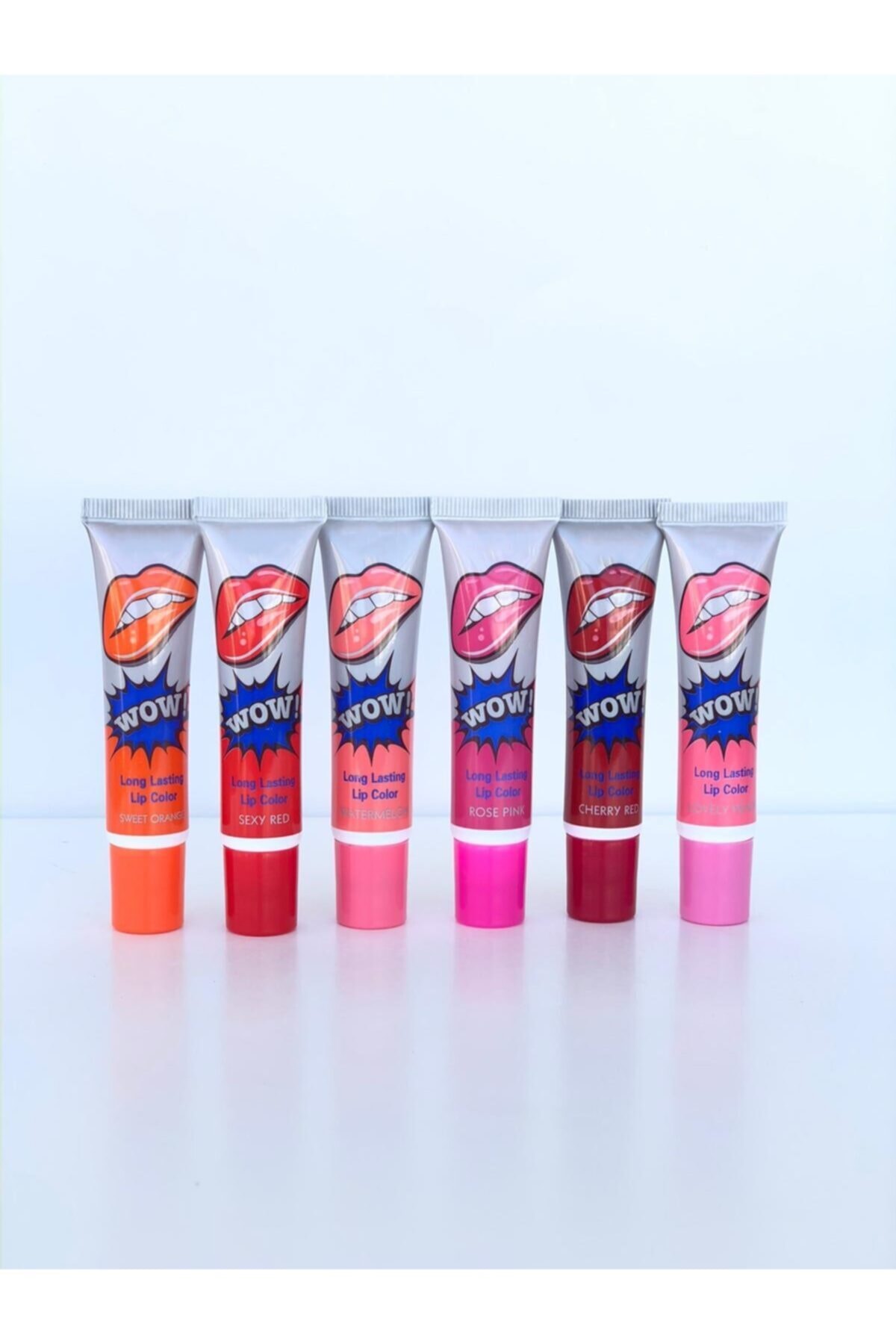 AİLY COSMETİCS Rose Kalıcı Soyulabilir 6'lı Ruj Serisi