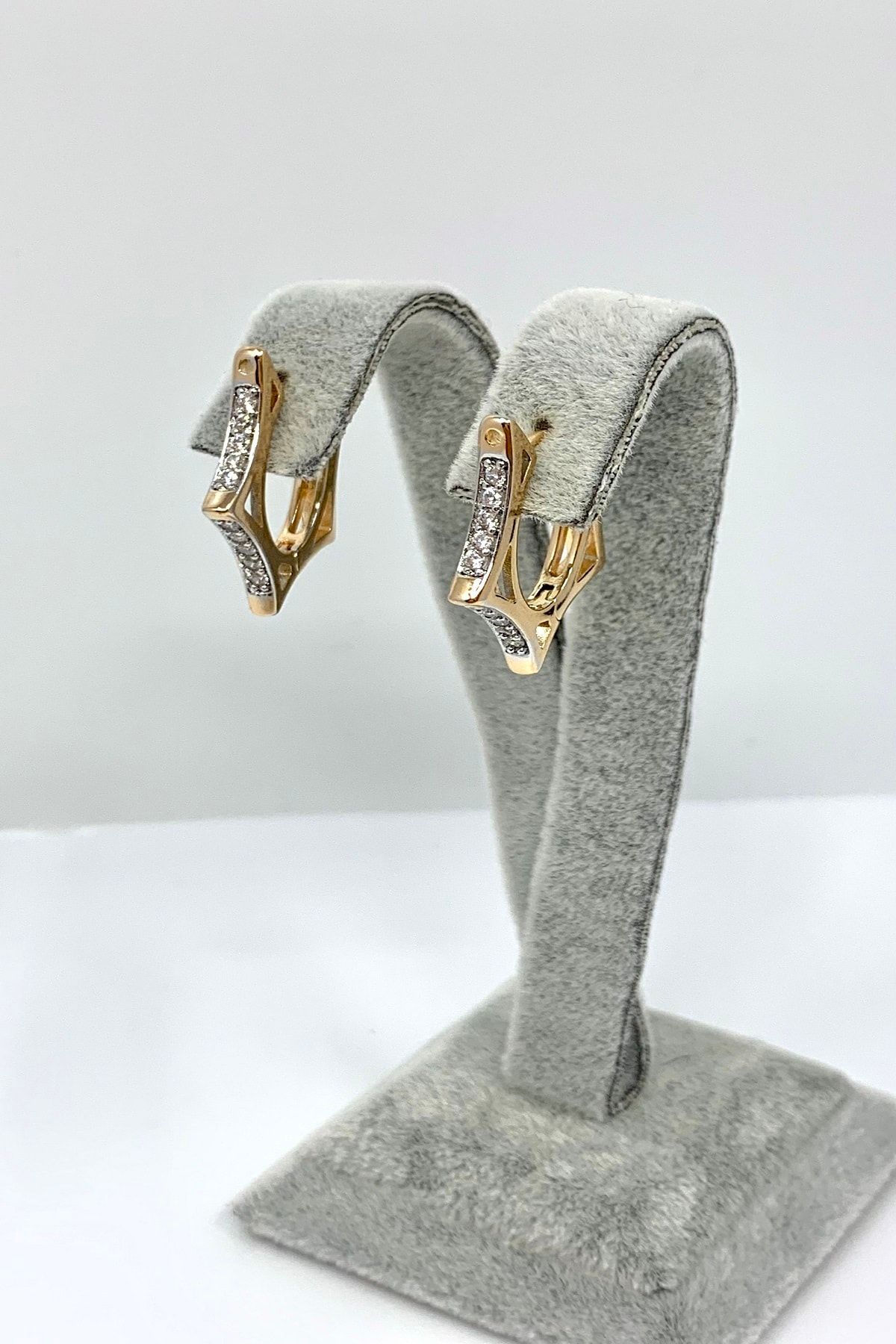 XUPING JEWELRY Vip Vıntage Rodyum Kaplama Küpe Gold Minimal Kadın Küpe