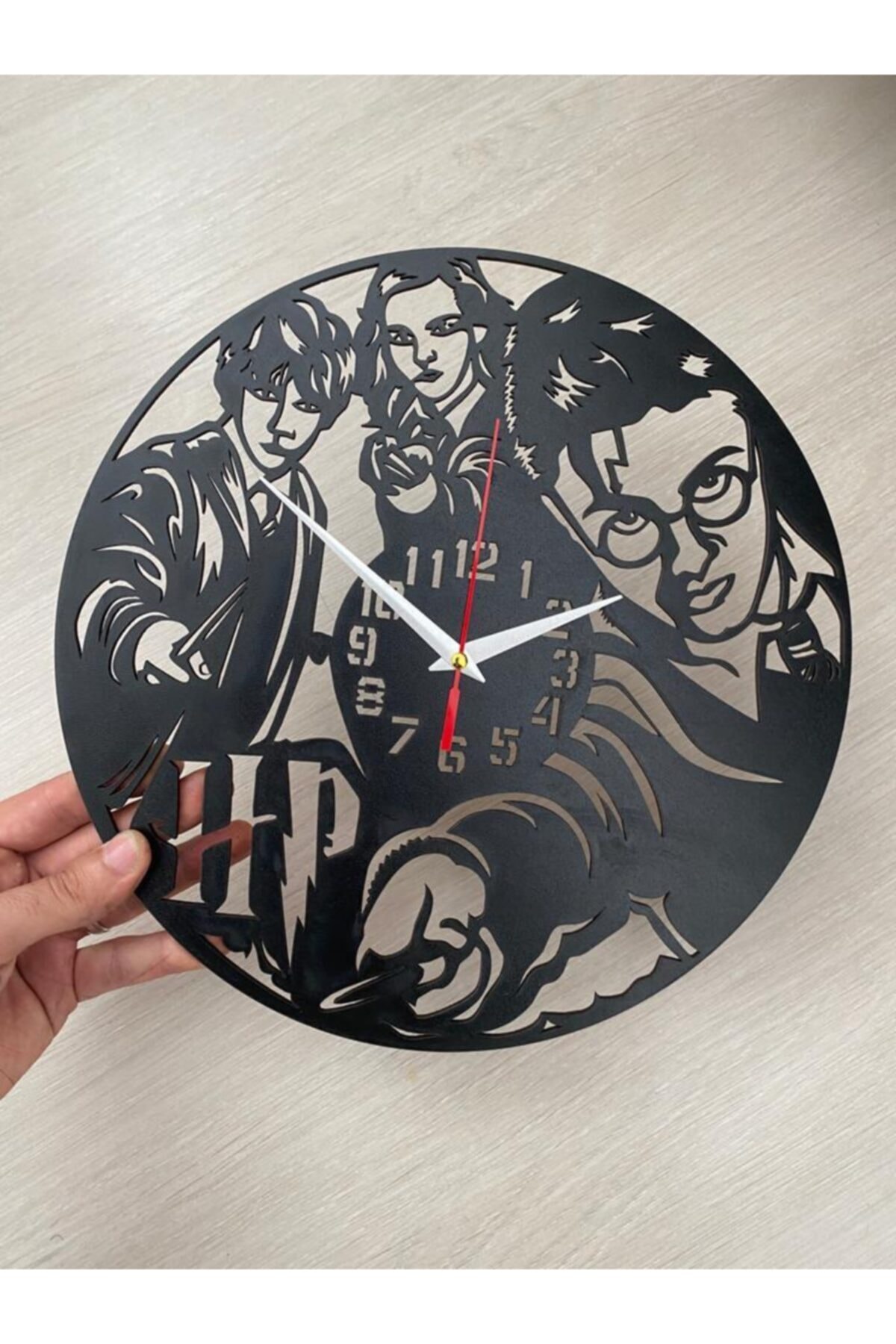 M&B TASARIM Harry Potter Tasarımlı Ahşap Duvar Saati 29cm Ads5059