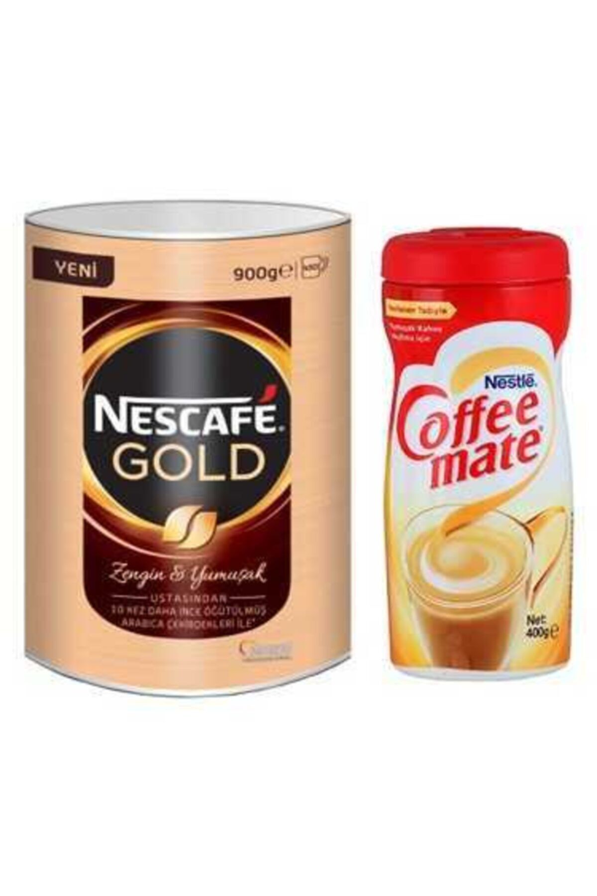 Nescafe Gold Eko Paket 900 gr Coffee Mate 400 gr Hediyeli