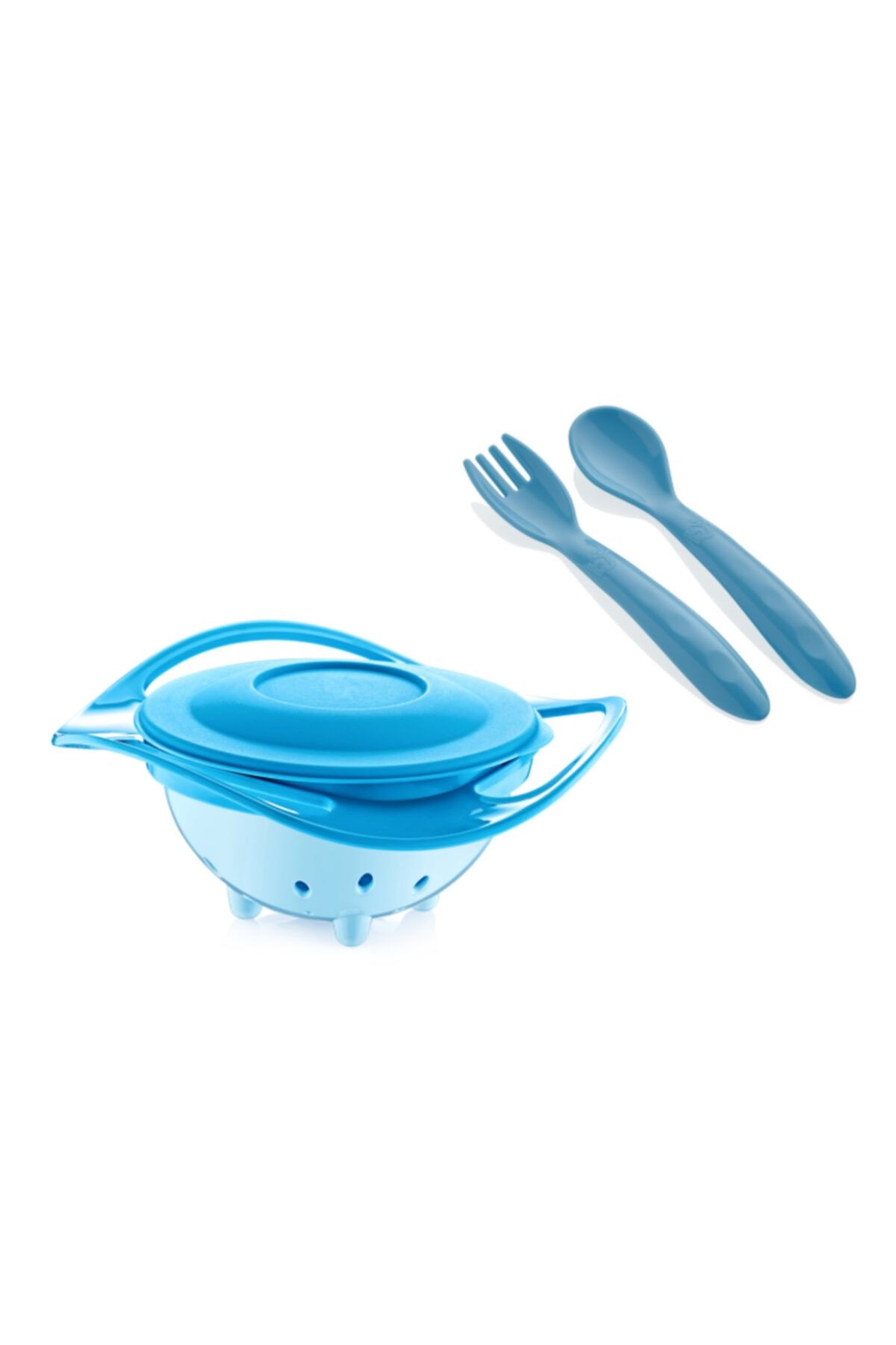 Babyjem Dökülmeyen Tabak & Mama Kaşık Çatal Takımı
