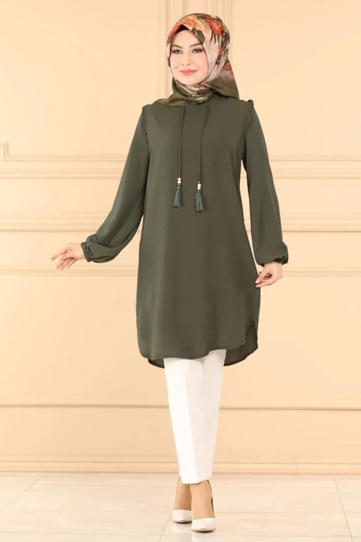 Kübra Tekstil Krep Kumaş Tunik