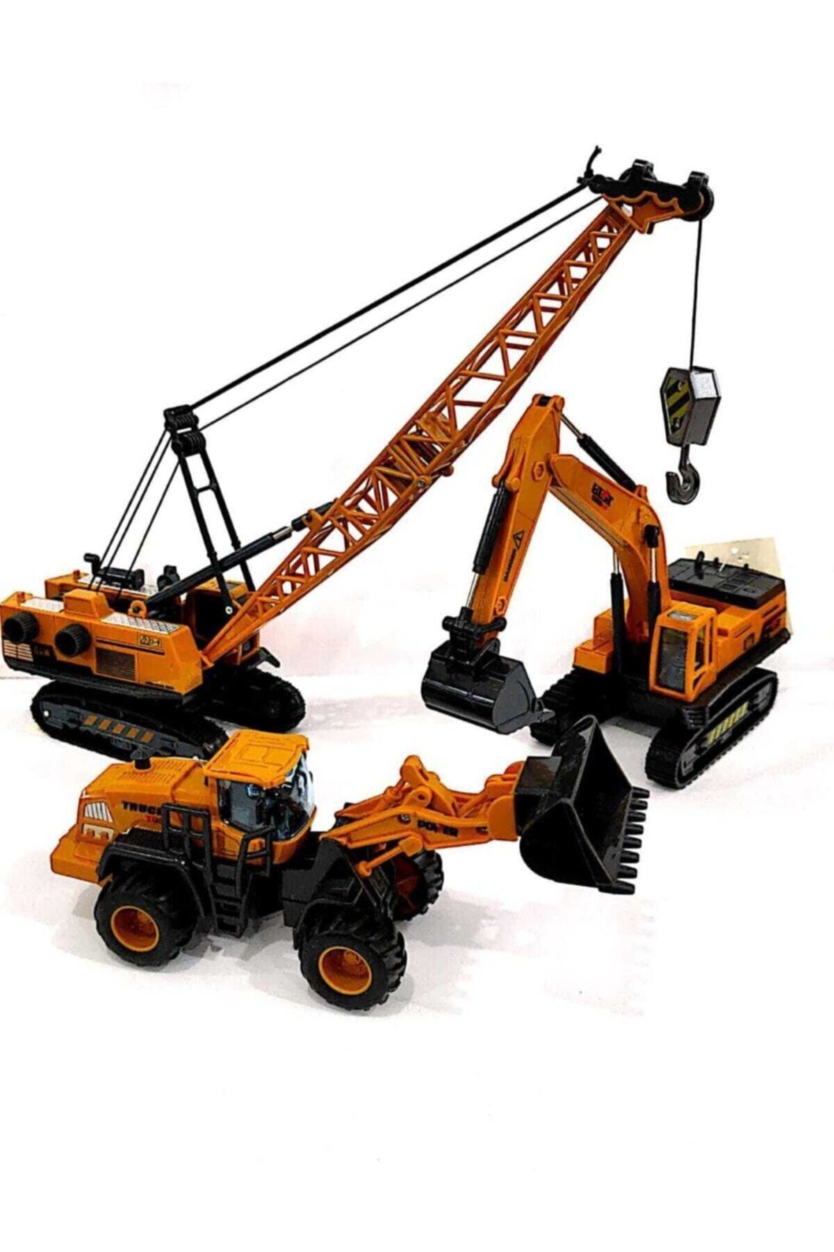 berattoys Üçlü Inşaat Set Iş Makinaları