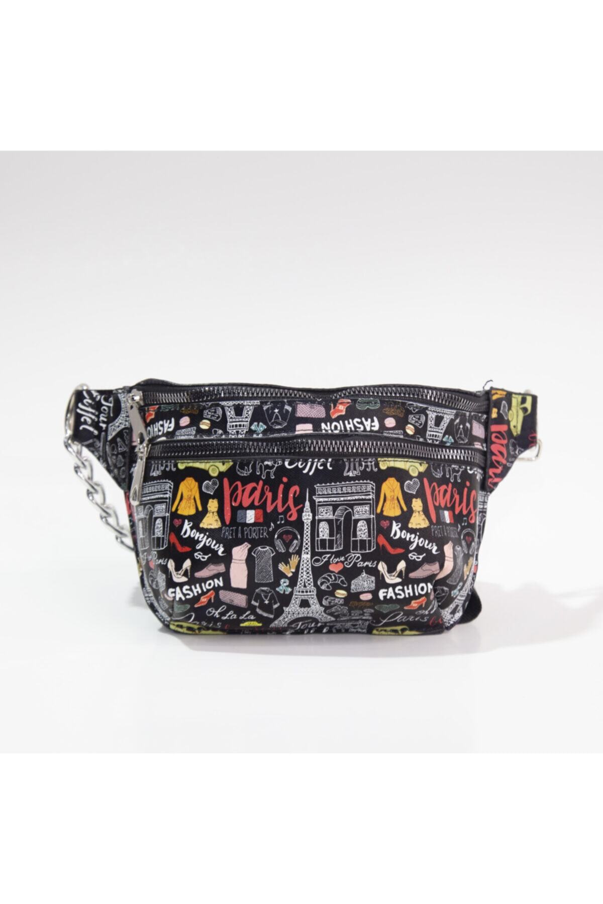 Miami Polo Desenli Bel Çantası
