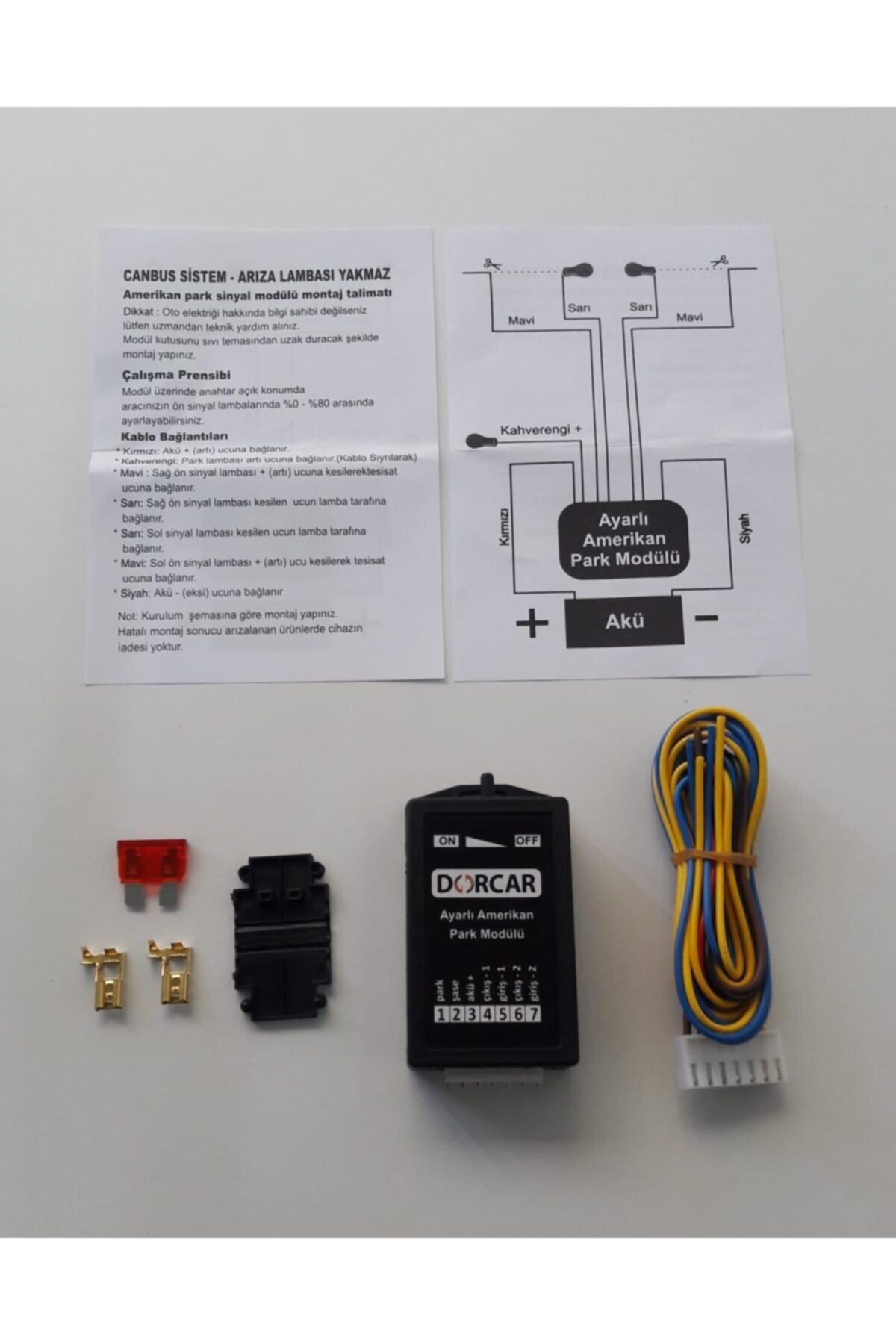 HFEOTO Opel Astra H Hb 2008 Model Ayarlı Amerikan Park Sinyal Modülü Canbus Yeni Nesil Smart