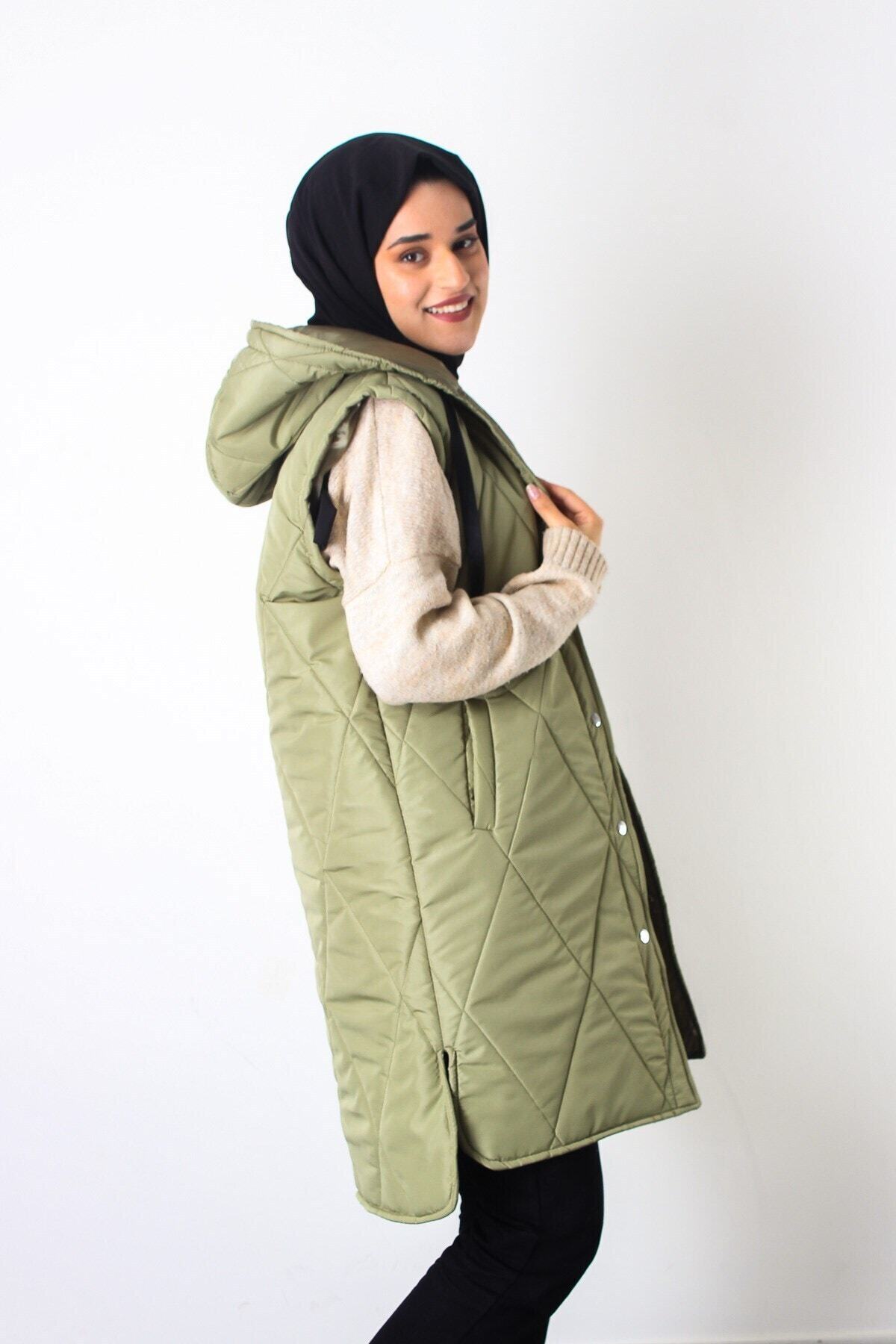 Hilal Moda Ast Capitone Şişme Yelek 90/100 cm