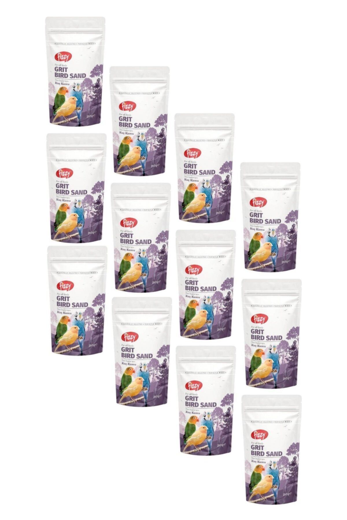 Fizzy Kuş Kumu Gritt 250 Gr (12 Adet)