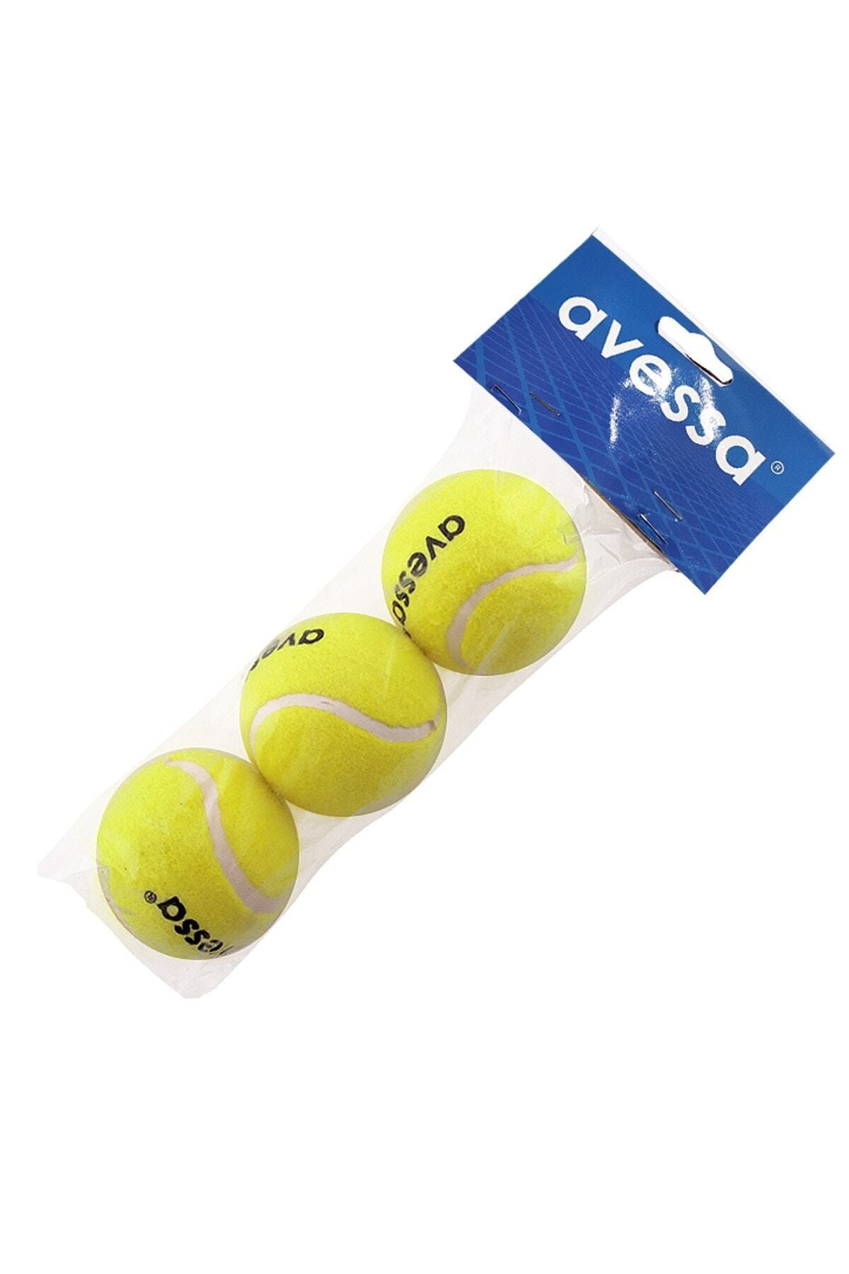 AVESSA Tenis Topu 3 adet Sarı Tt-100