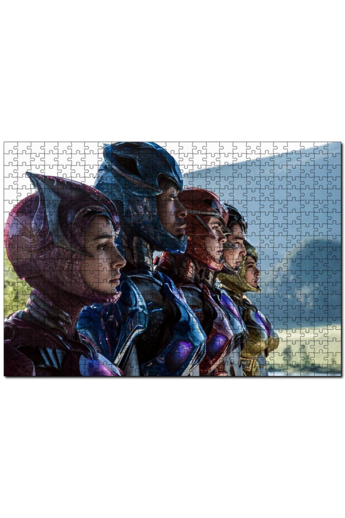 Cakapuzzle Power Rangers Hepsi Bir Arada Görseli 500 Parça Puzzle Yapboz Mdf (ahşap)