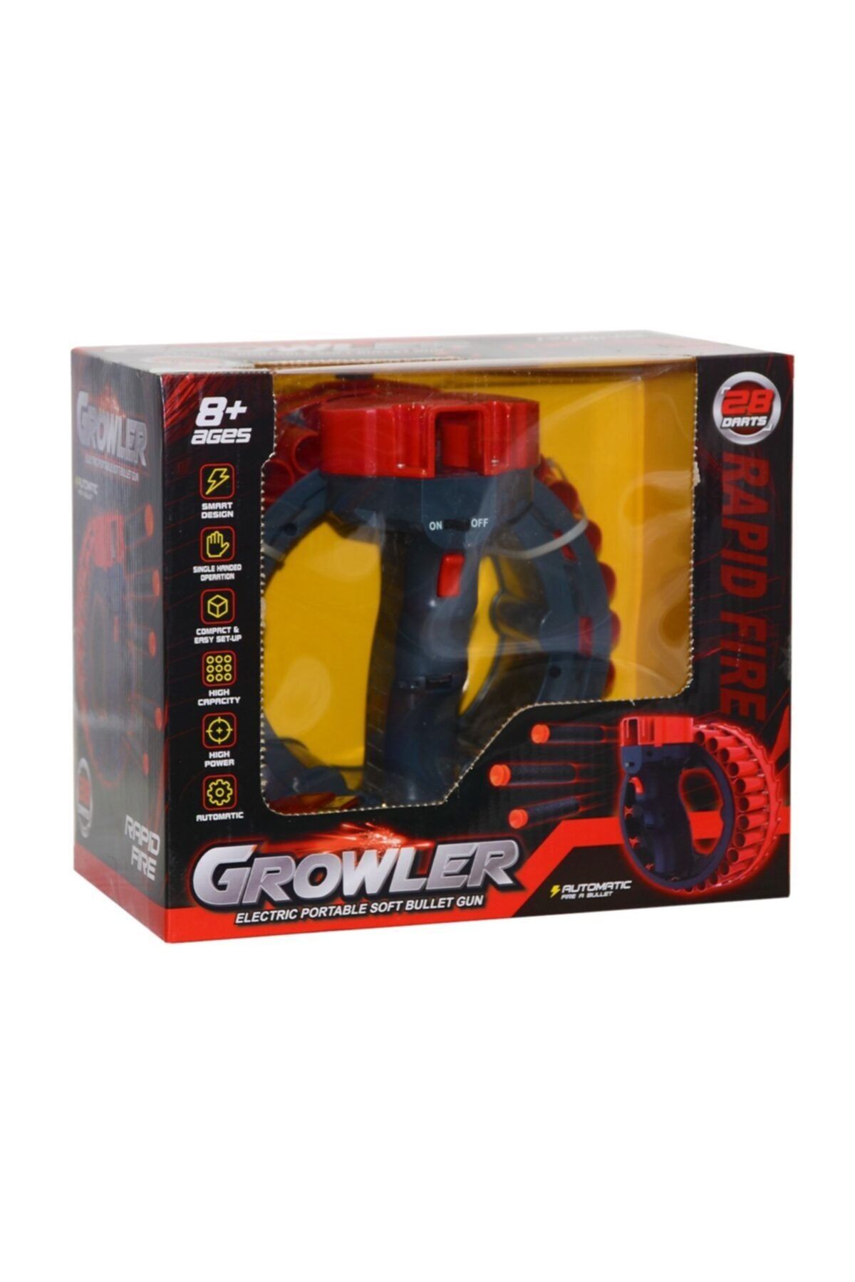 Gepettoys H01 Growler Sünger Atan Tabanca +8 Yaş
