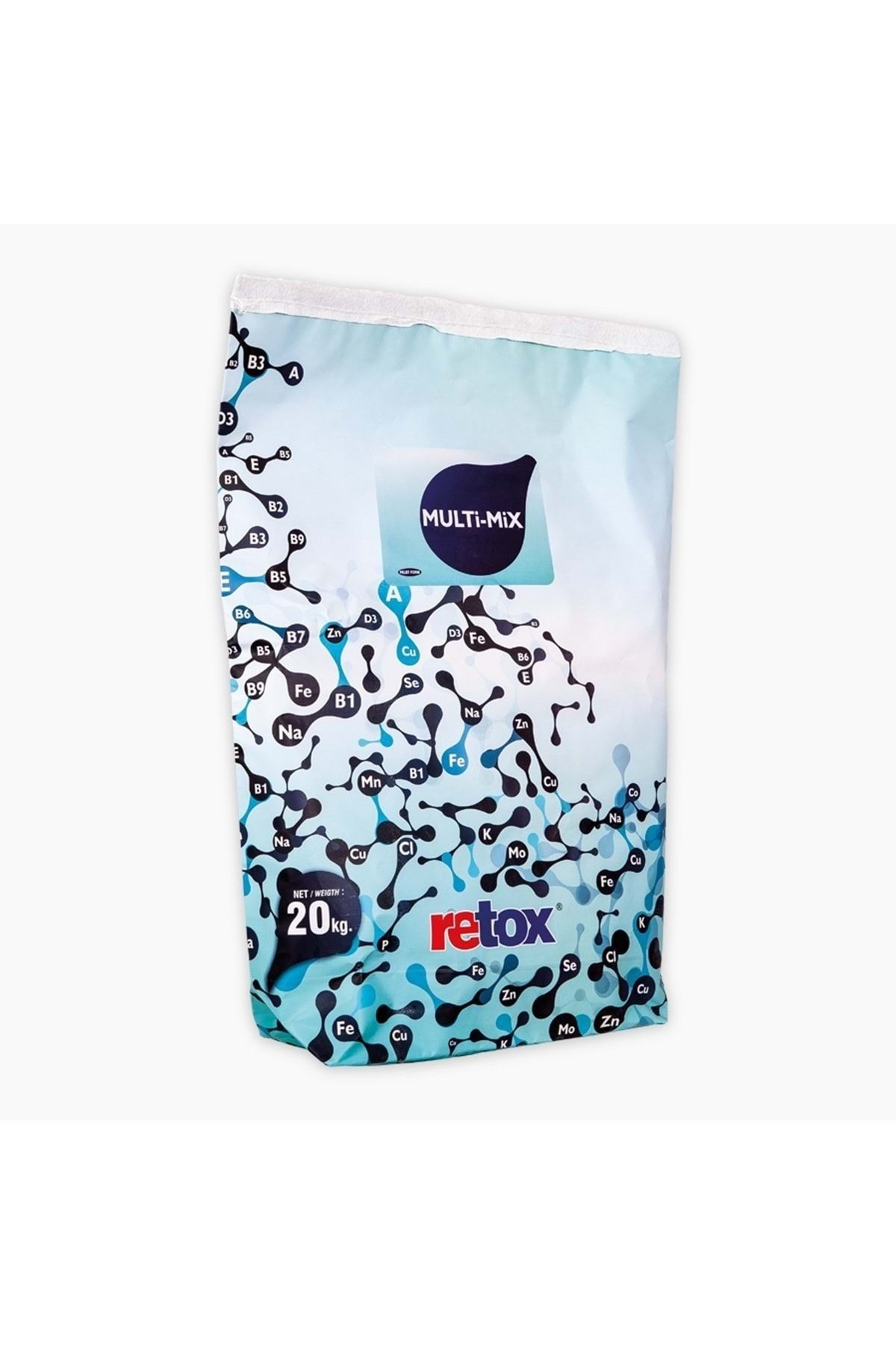 REVA Retox Multi-mix 20kg Kraft Yüksek Süt Verimli Hayvanlar Için Yem Katkı