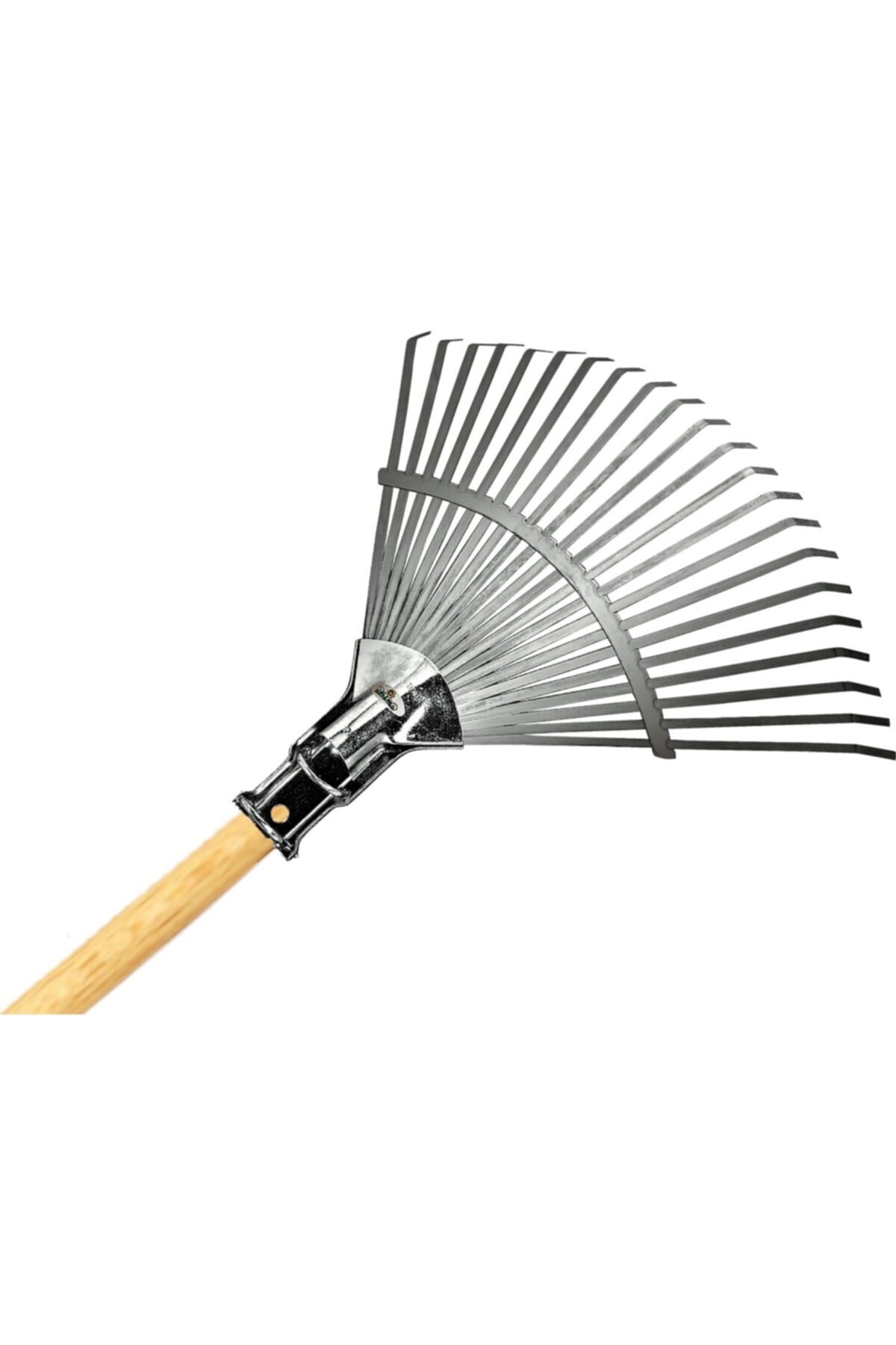 RENKYAPI Yelpaze Tırmık Saplı Büyük Site Bahçelerinde Yaprak Toplamak İçin Pratik Kullanışlı