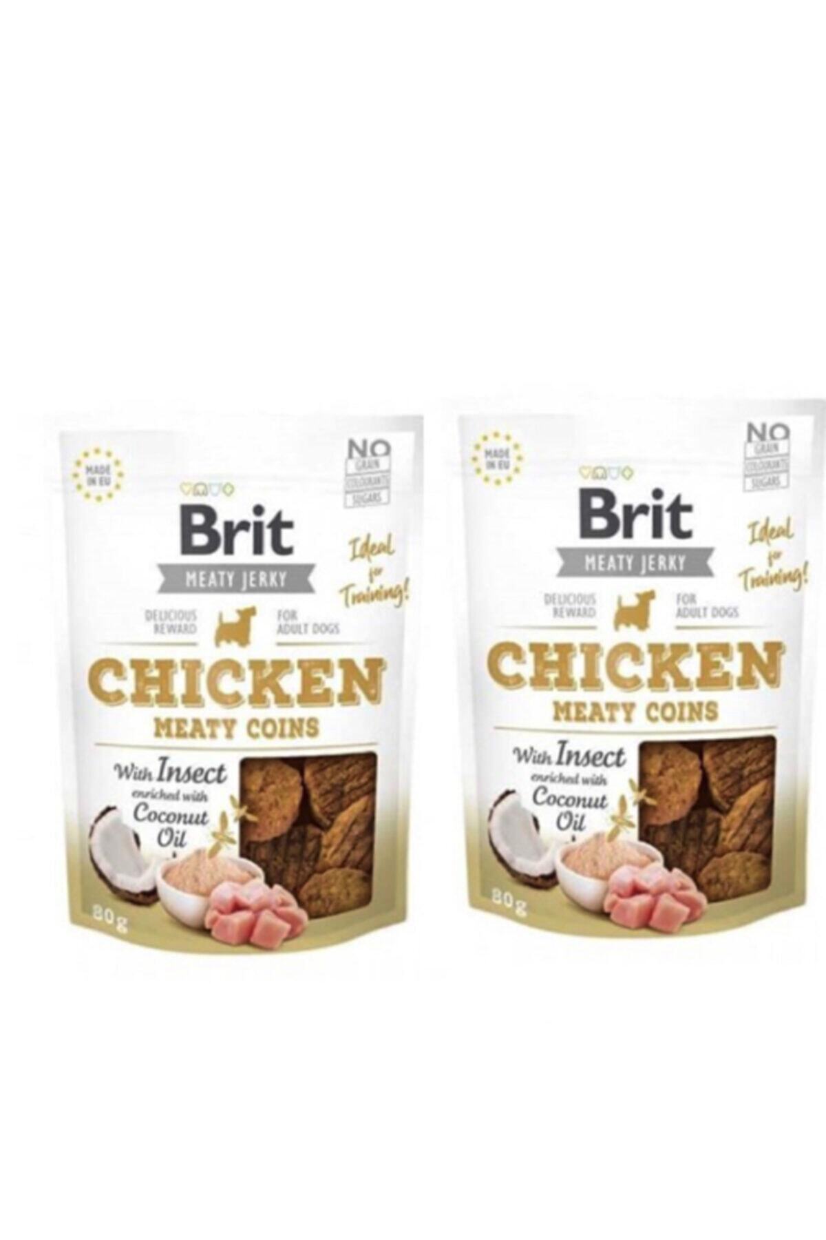Brit Care Meaty Coins Tavuklu Hindistan Cevizi Yağlı Köpek Ödülü 80 Gr X 2 Adet