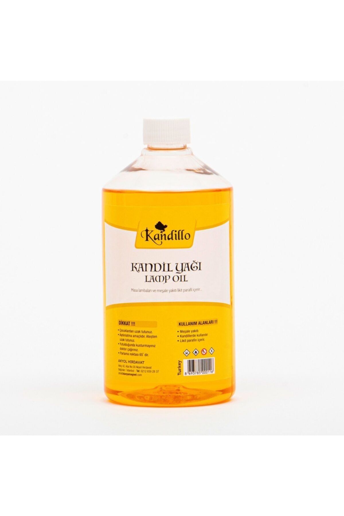 Kandillo Sarı Kandil Yağı Kokusuz Dumansız İç Mekan 0,75 lt