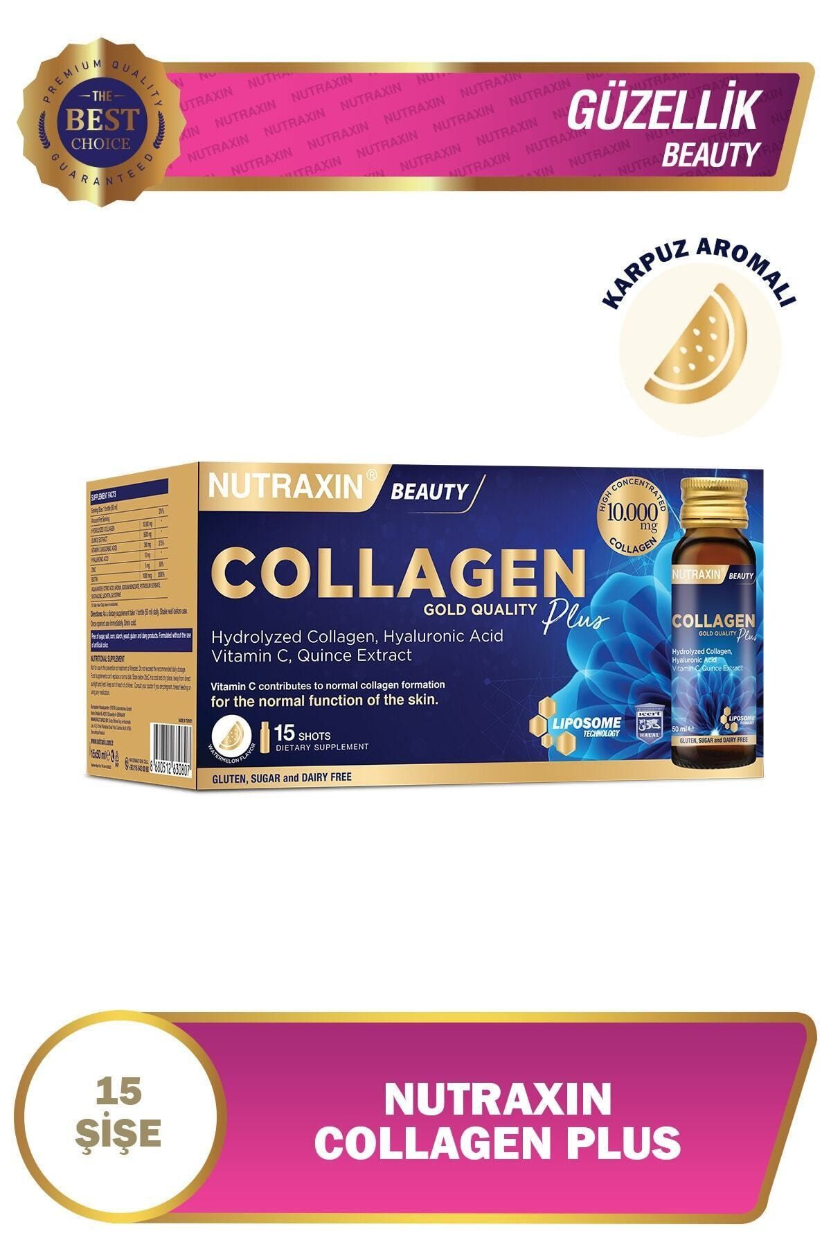 Nutraxin Collagen Plus 15x50ml Shot ( Sığır Kolajeni )