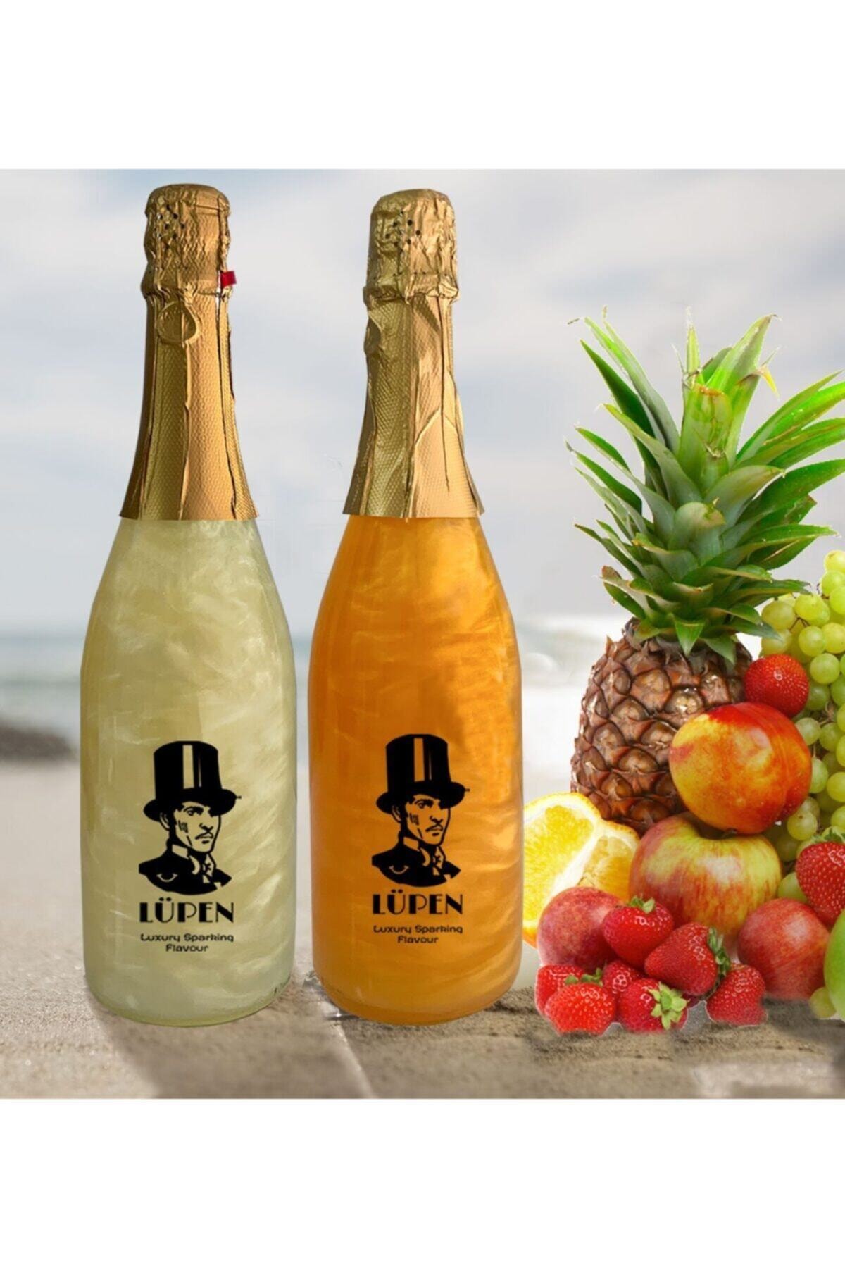Lüpen Alkolsüz Simli Lux Gazlı İçecek Ananas Ve Tuttu Frutti Aromalı 750 ml 2 Adet