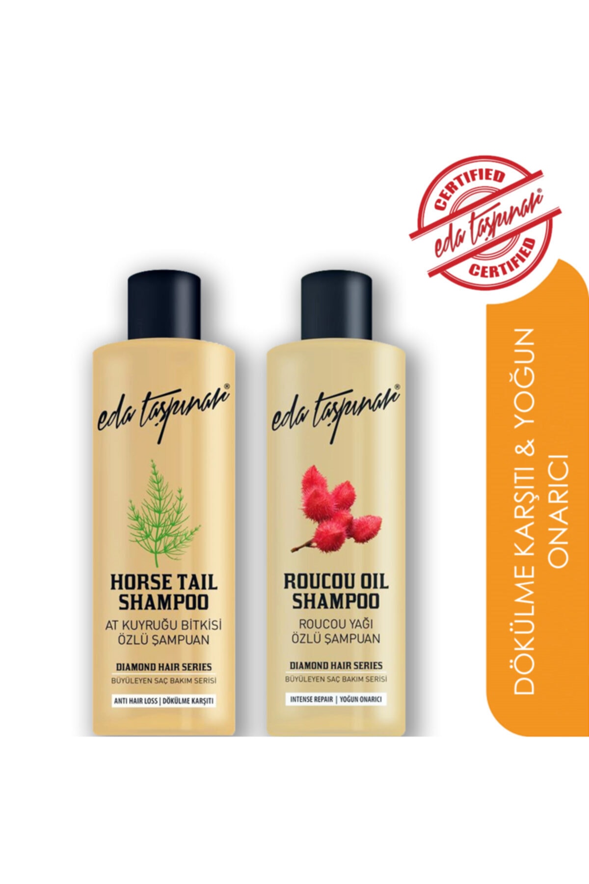 Eda Taşpınar At Kuyruğu Bitkisi Şampuanı - Roucou Oil Roucou Yağı Şampuanı -400ml