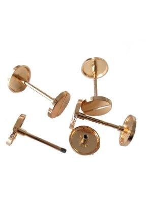 1 Adet Vidalı Böce Light Gold Renk 3.5 Cm Örgü Çanta Için Image 0